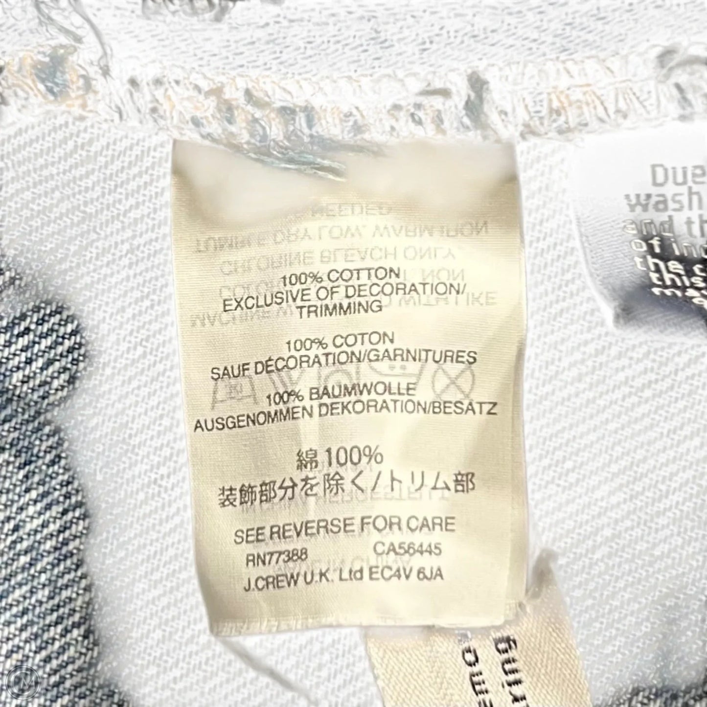 Skirt Mini & Short By Madewell In Blue Denim, Size: 2