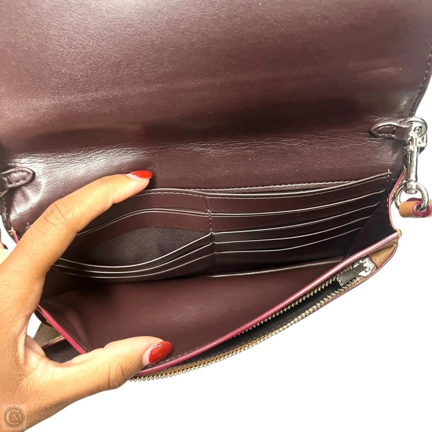 Crossbody Designer By Coach, Size: Small
