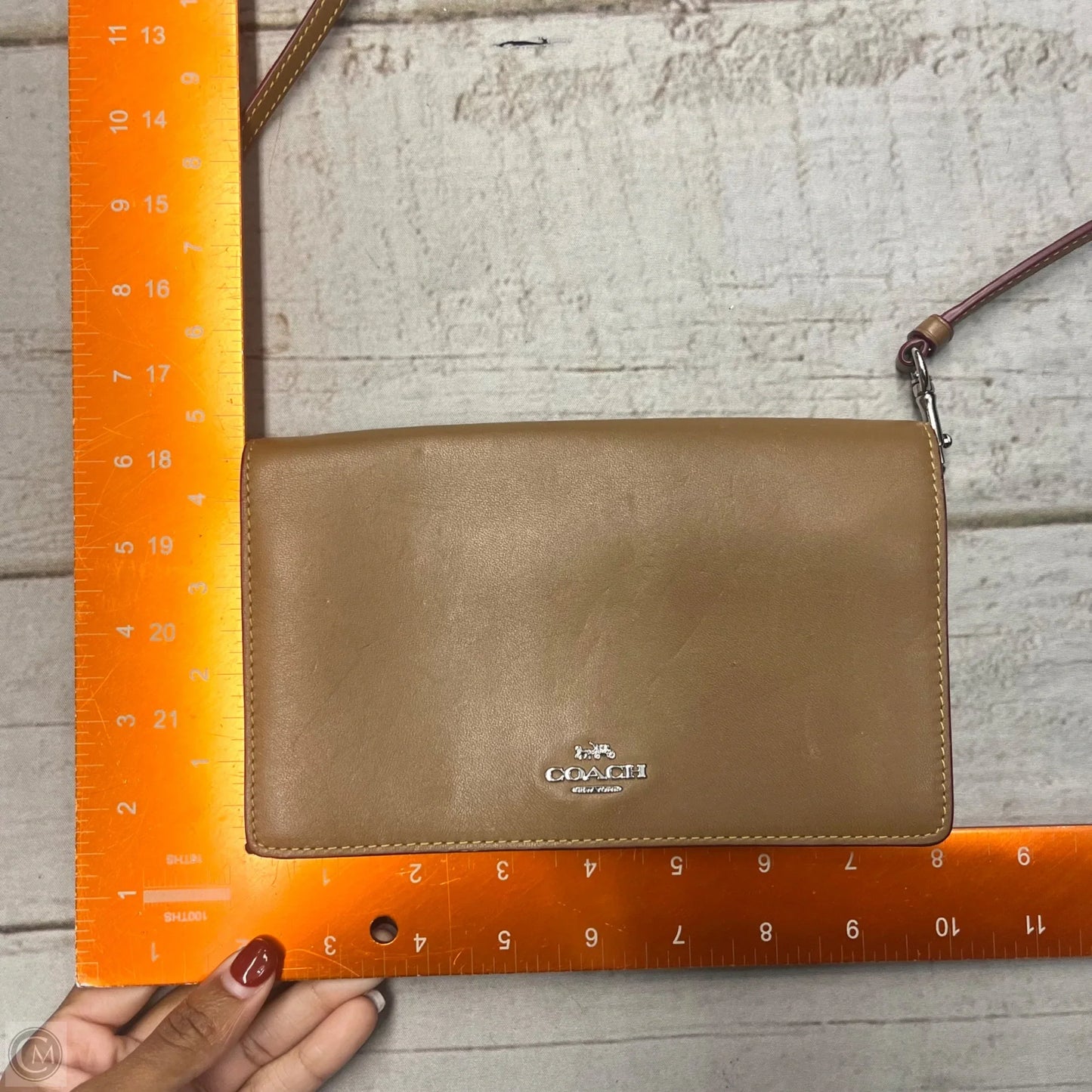 Crossbody Designer By Coach, Size: Small