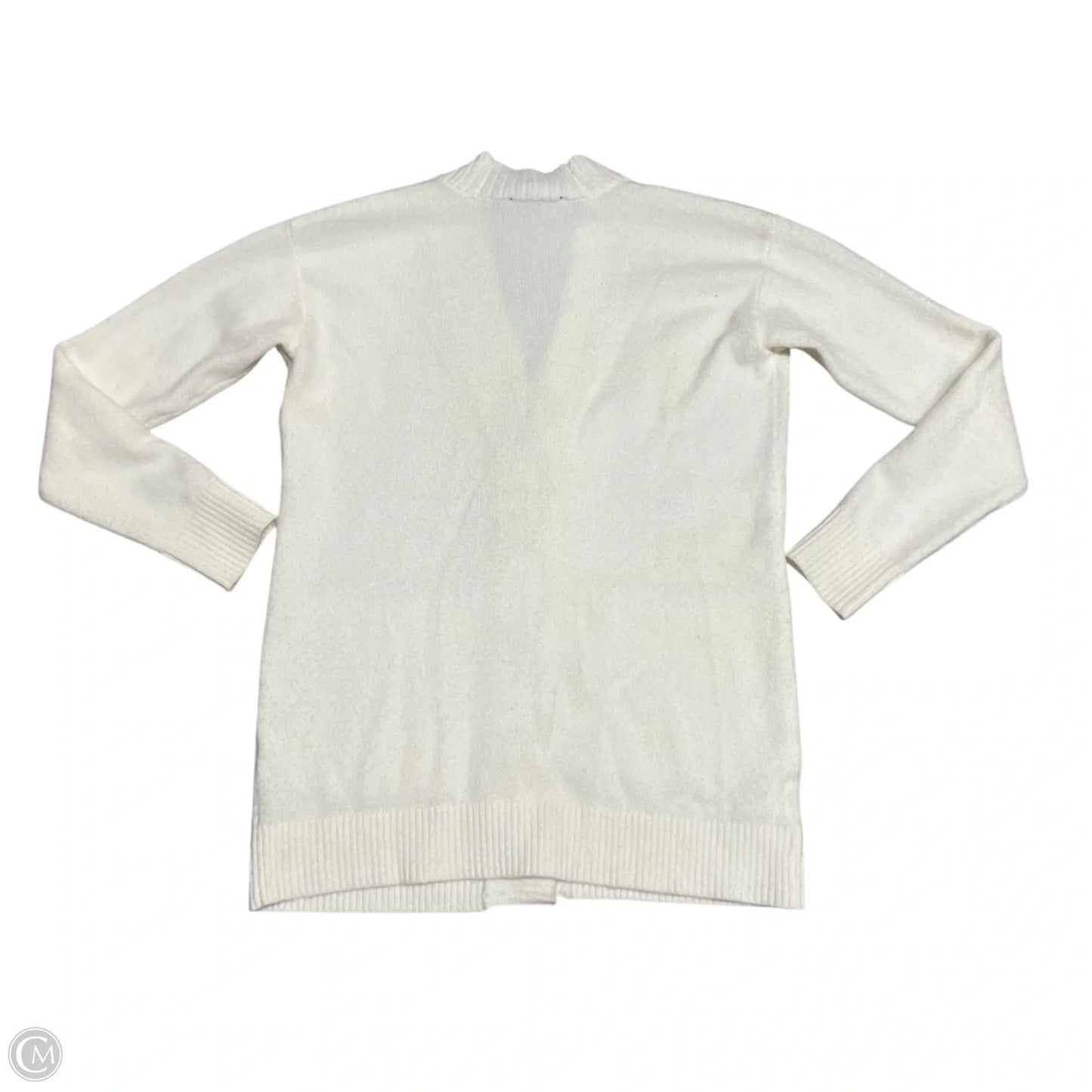 Sweater Cardigan By Ann Taylor In Cream, Size: Xsp