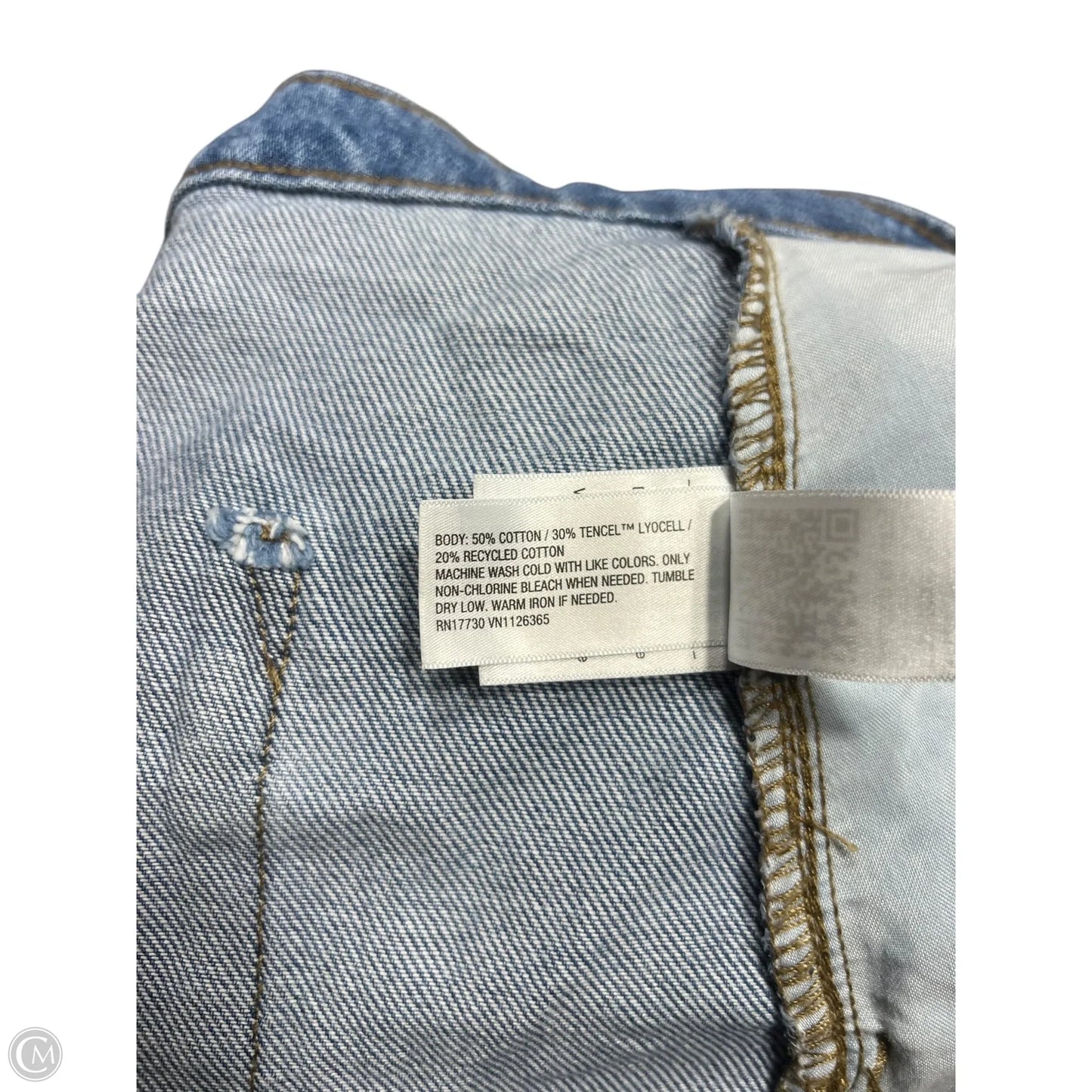 Skirt Maxi By Universal Thread In Blue Denim, Size: 10