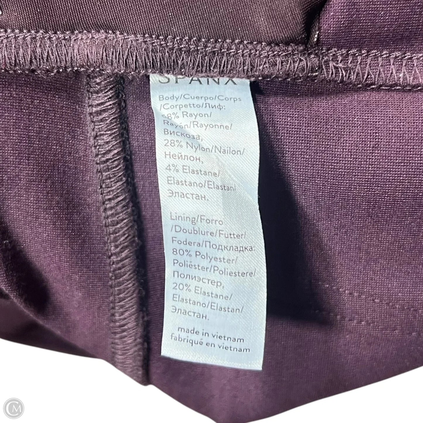 Pants Leggings By Spanx In Purple, Size: S