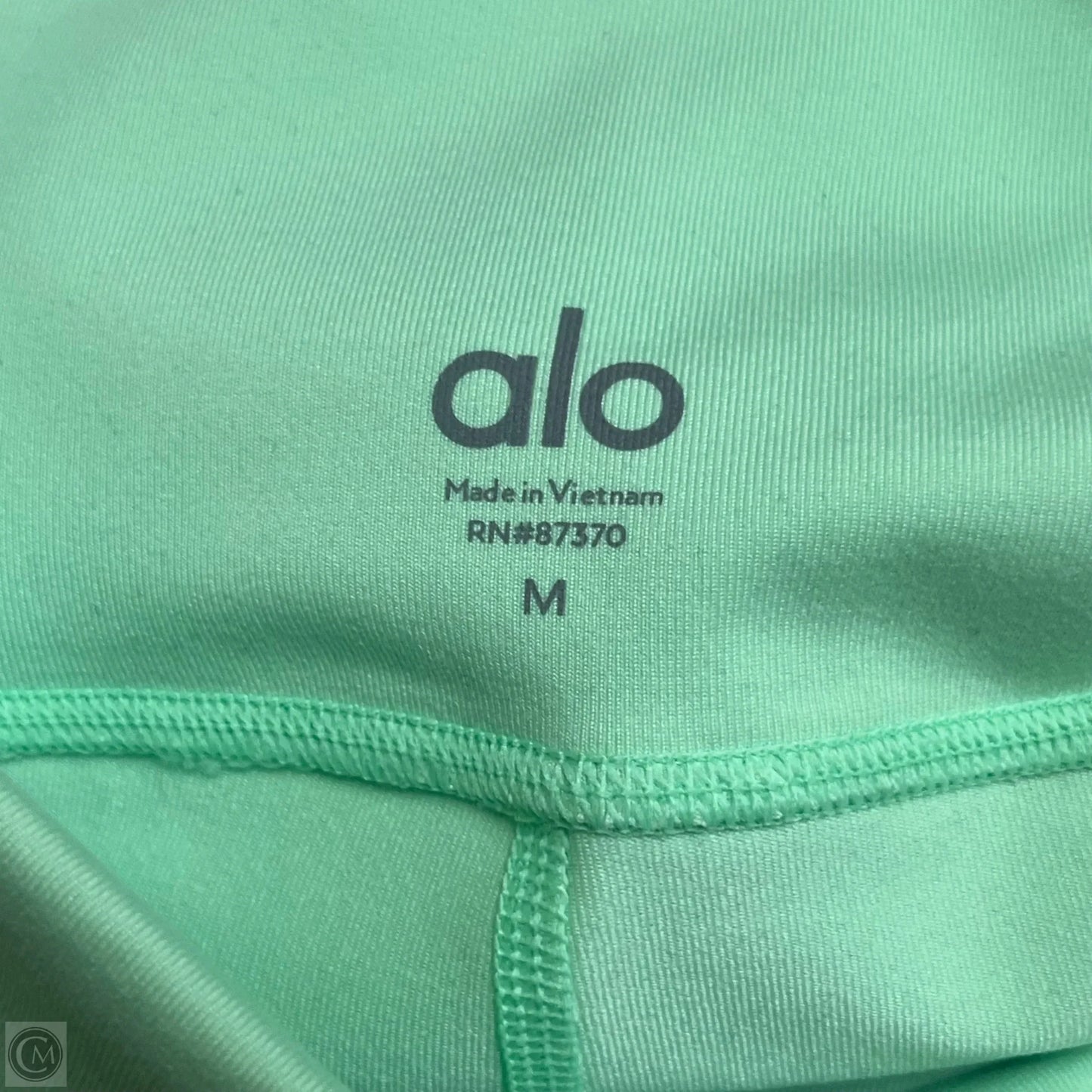 Athletic Shorts By Alo In Green, Size: M