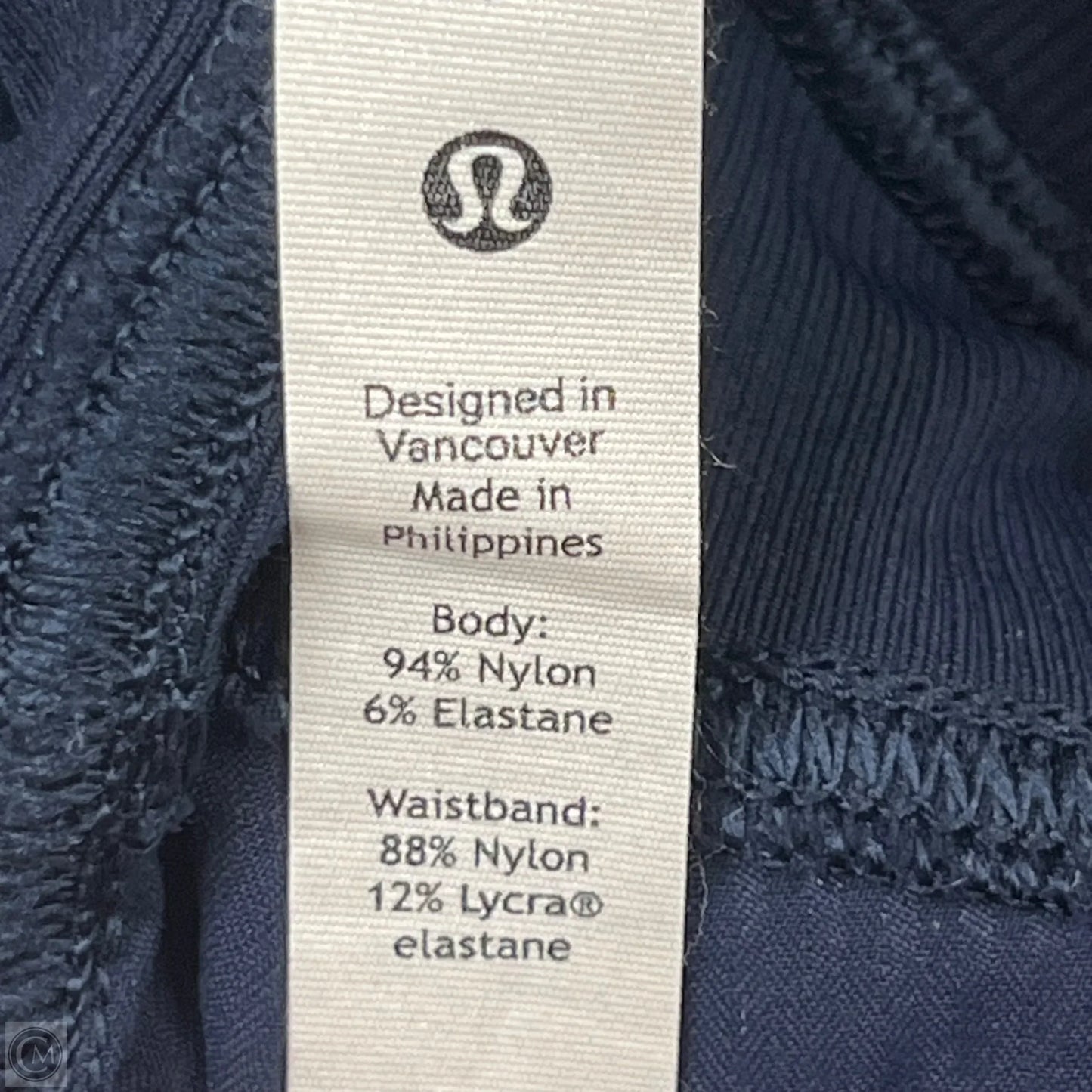 Athletic Pants By Lululemon In Blue, Size: 0