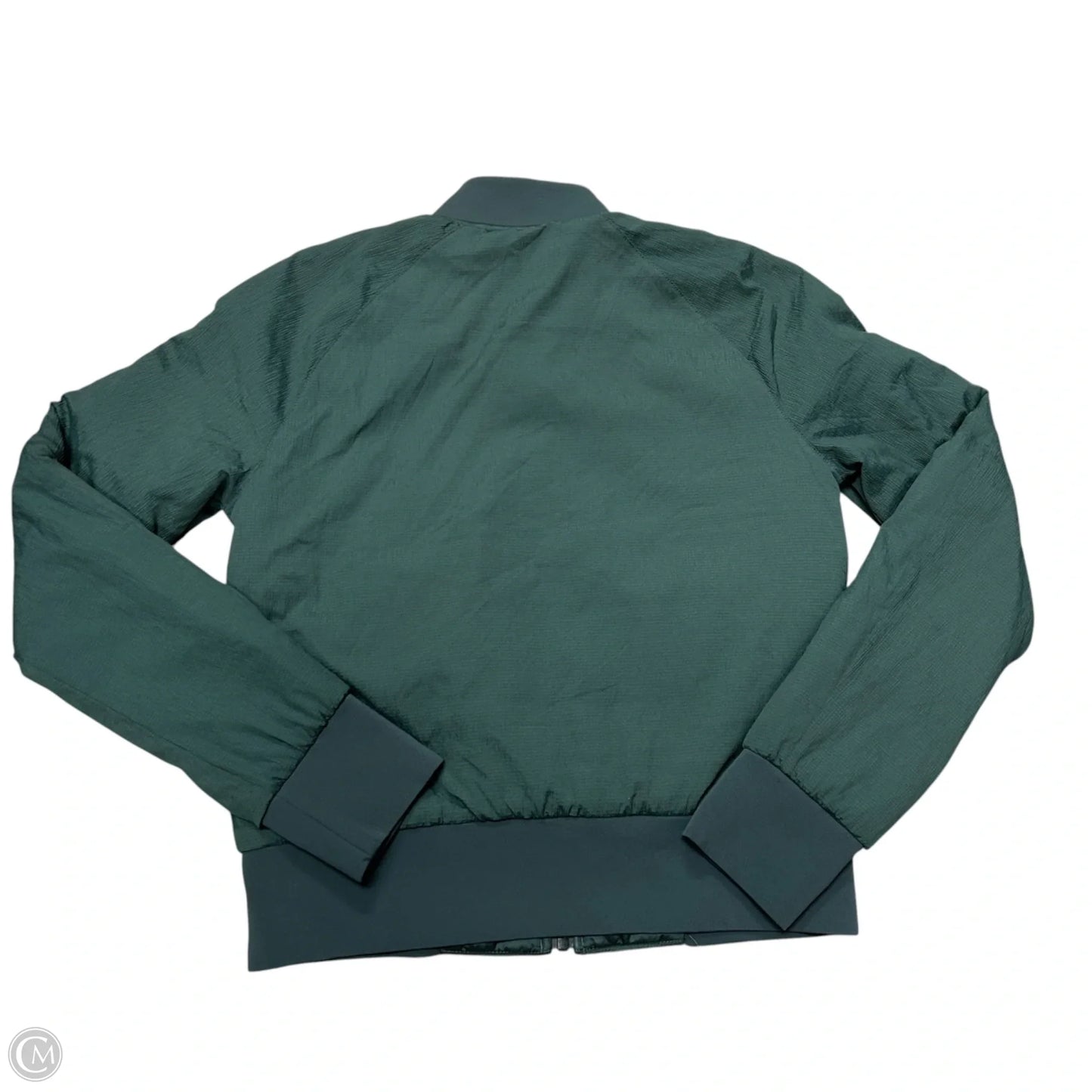 Athletic Jacket By Lululemon In Green, Size: S