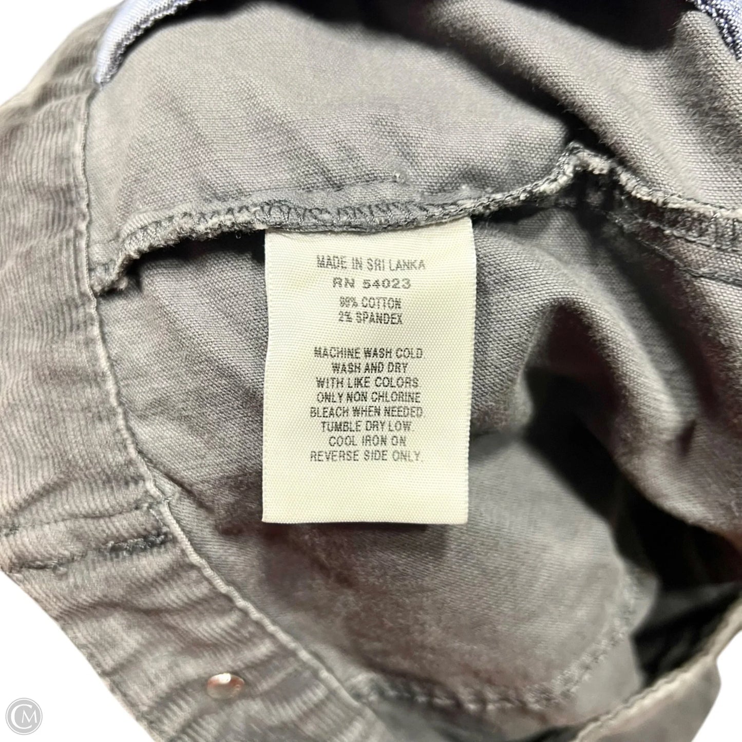 Jacket Denim By Gap In Grey, Size: S