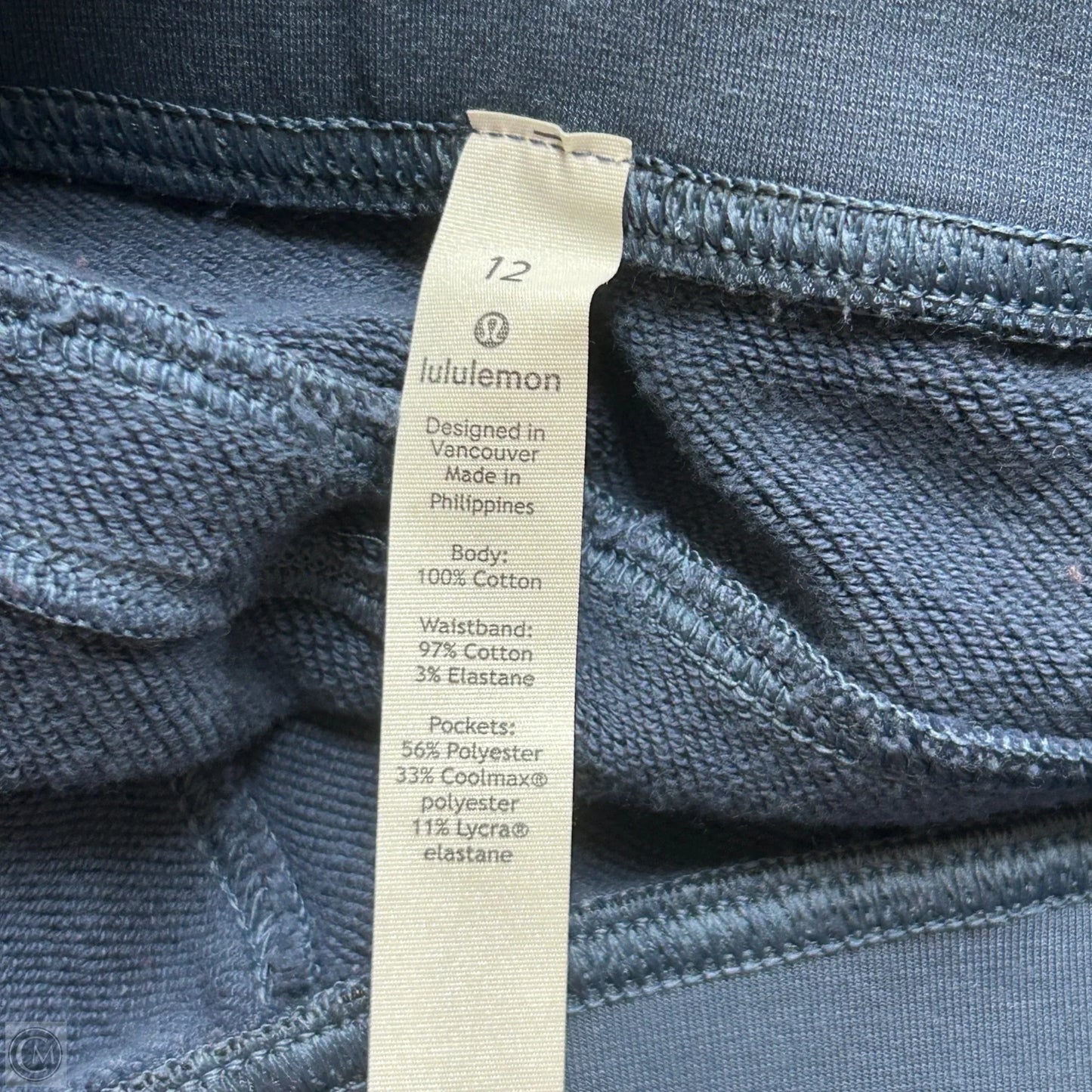 Athletic Pants By Lululemon In Blue, Size: 12