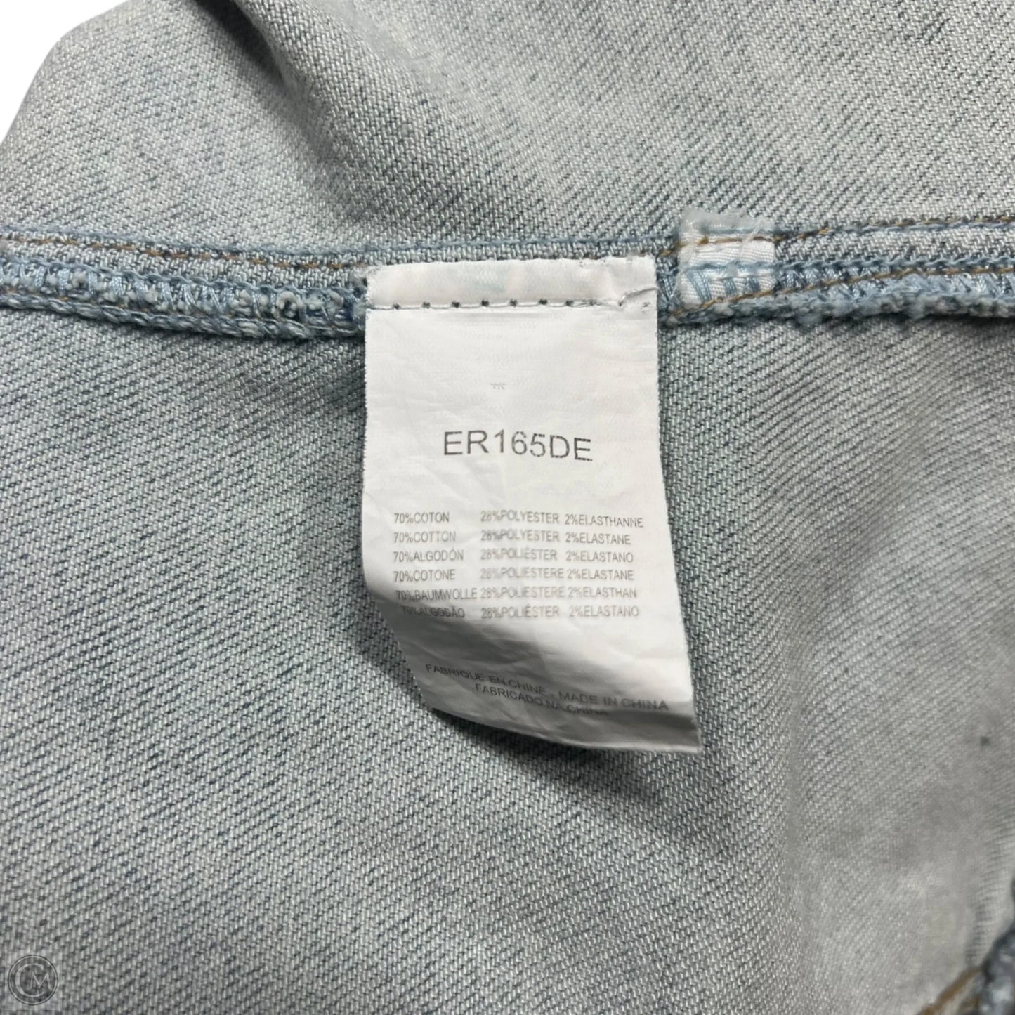 Top Sleeveless By Molly Bracken In Blue Denim, Size: M