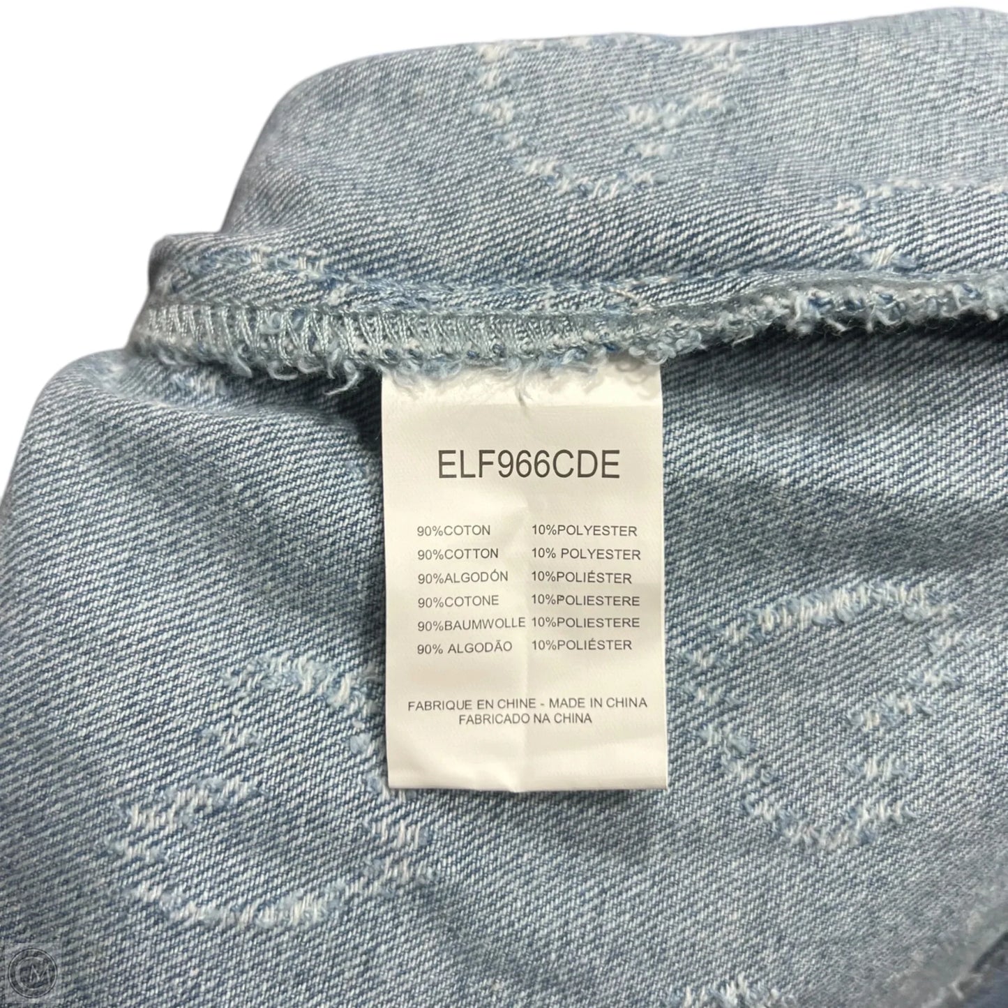 Jacket Denim By Lili Sidonio In Blue Denim, Size: S