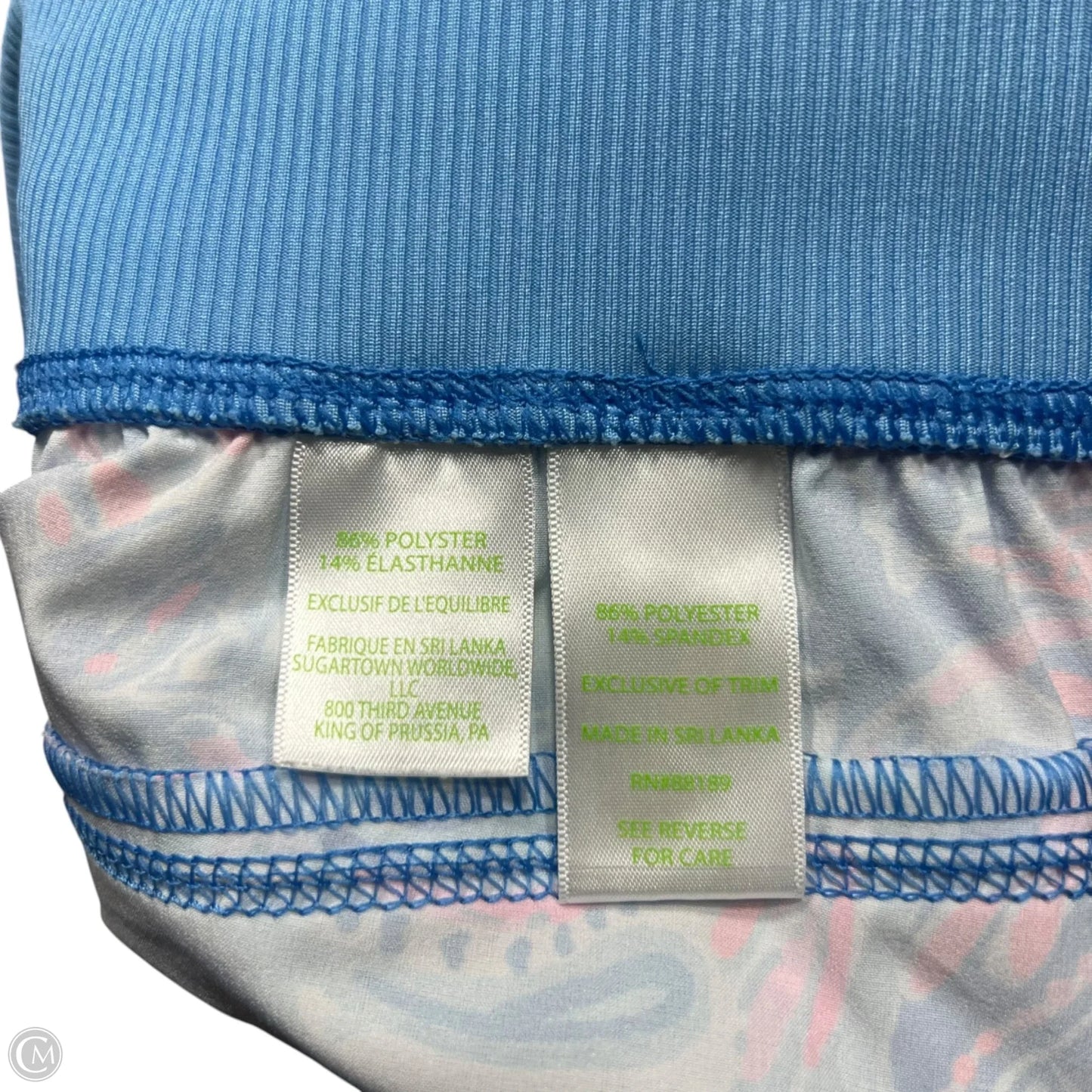 Pants Designer By Lilly Pulitzer In Blue & Pink, Size: S
