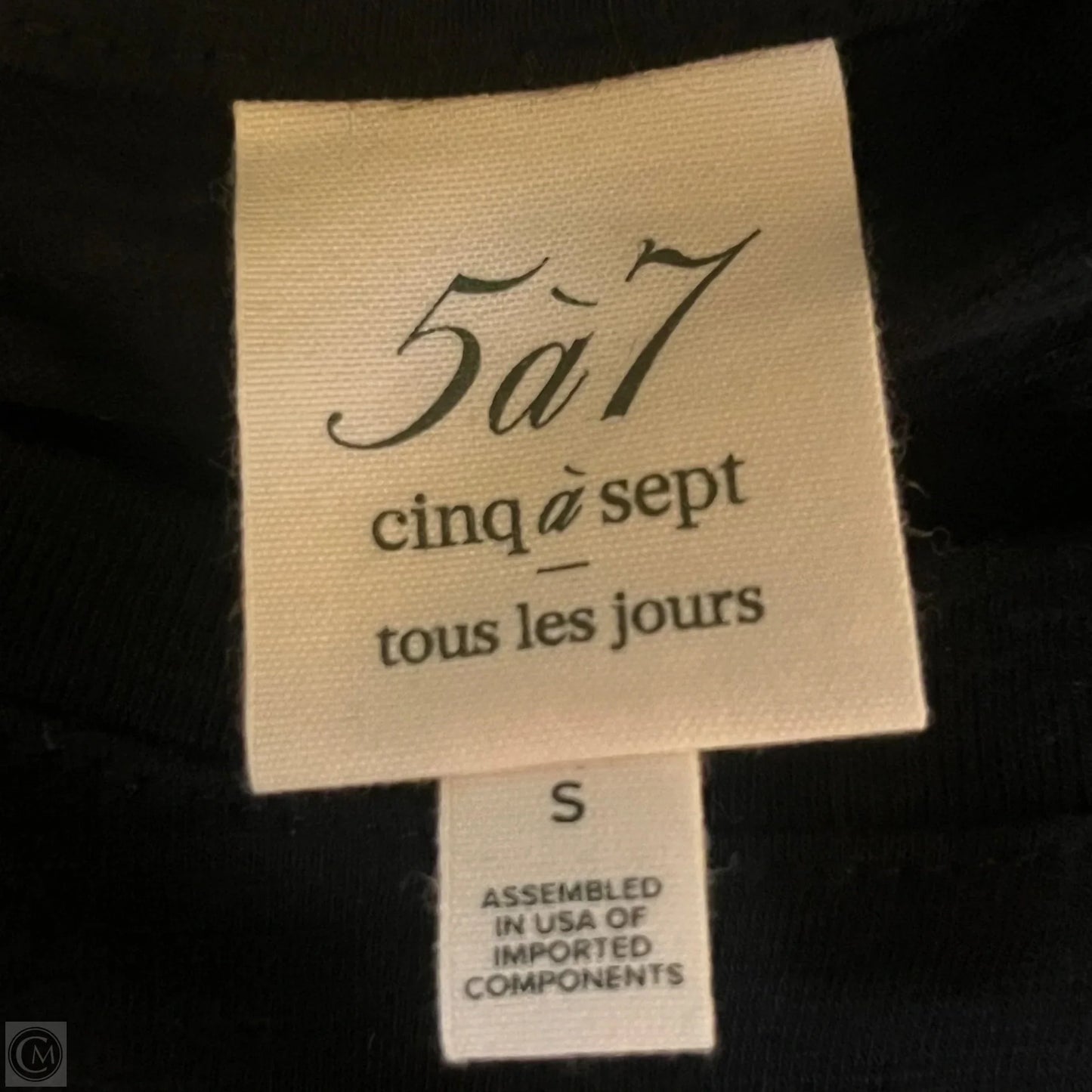 Dress Casual Midi By Cinc A Sept In Black, Size: S