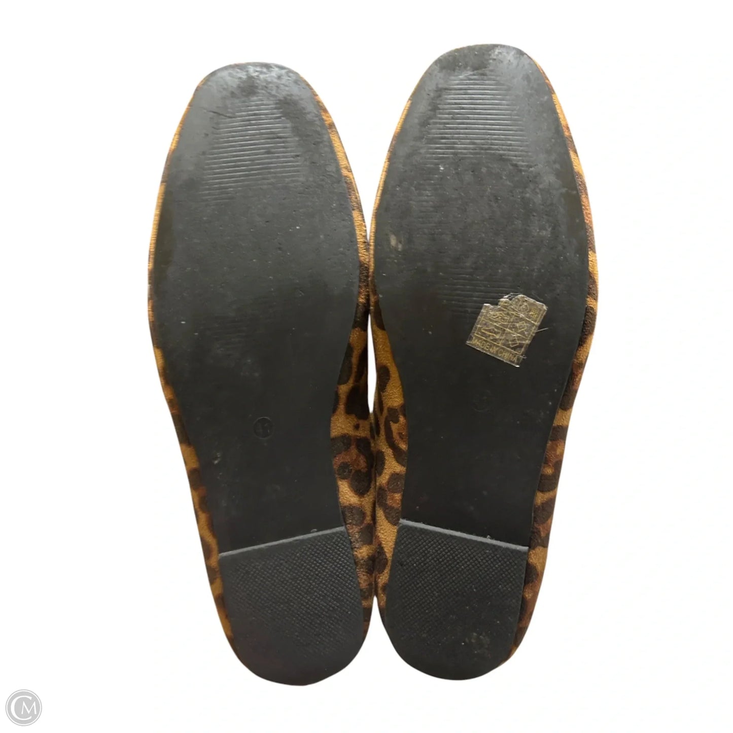 Shoes Flats By Cider In Animal Print, Size: 10.5