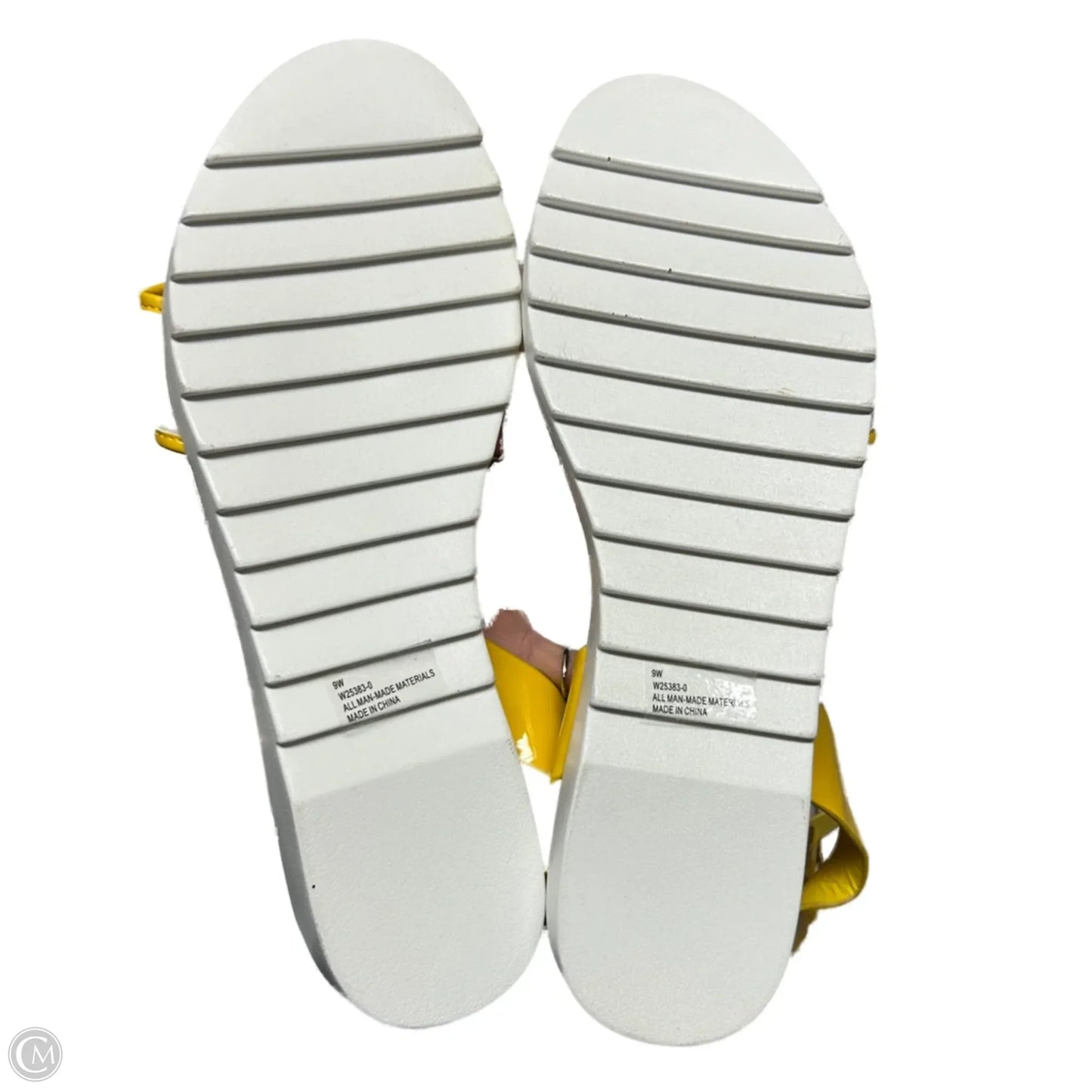 Sandals Flats By Ashley Stewart In Yellow, Size: 9