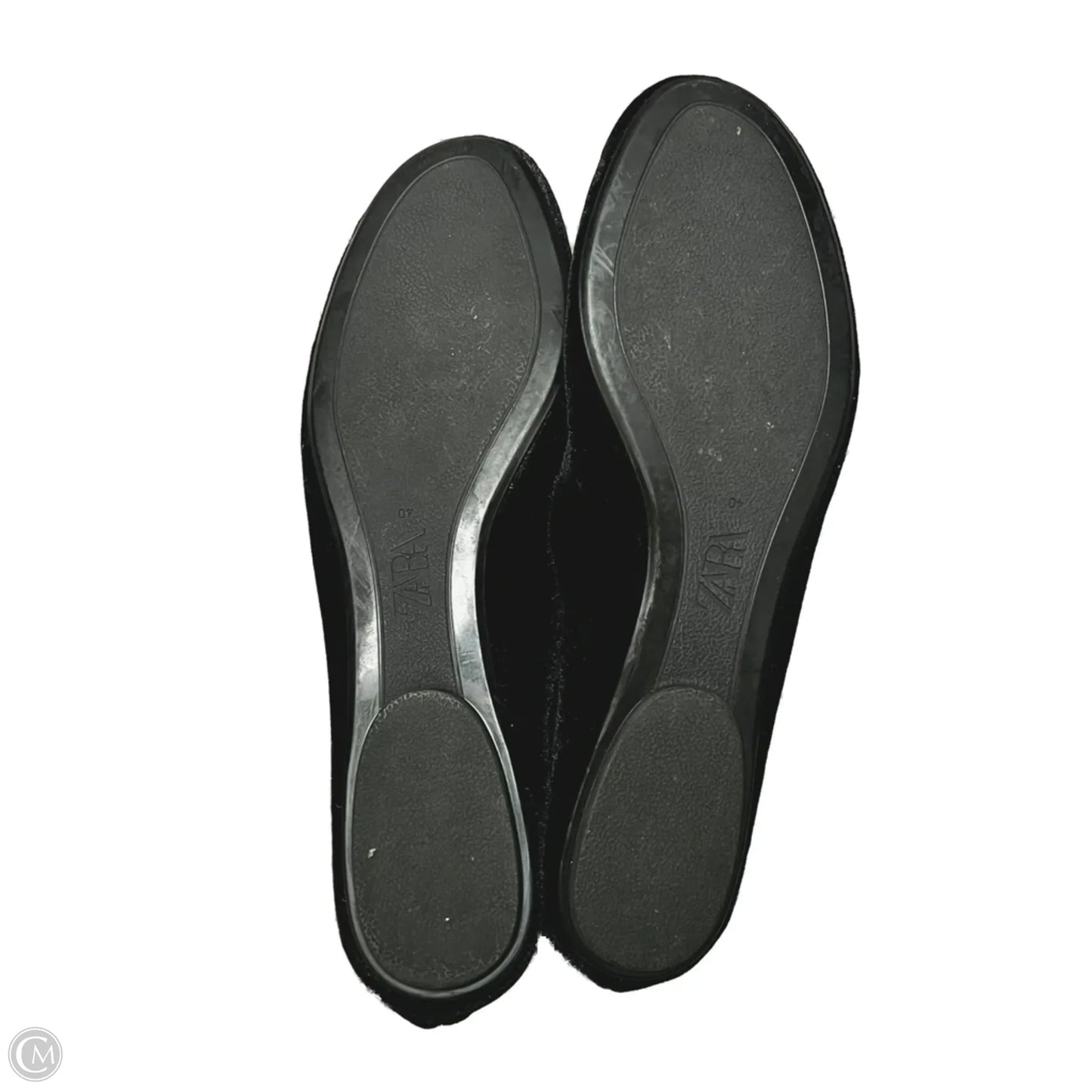 Shoes Flats By Zara In Black, Size: 9.5
