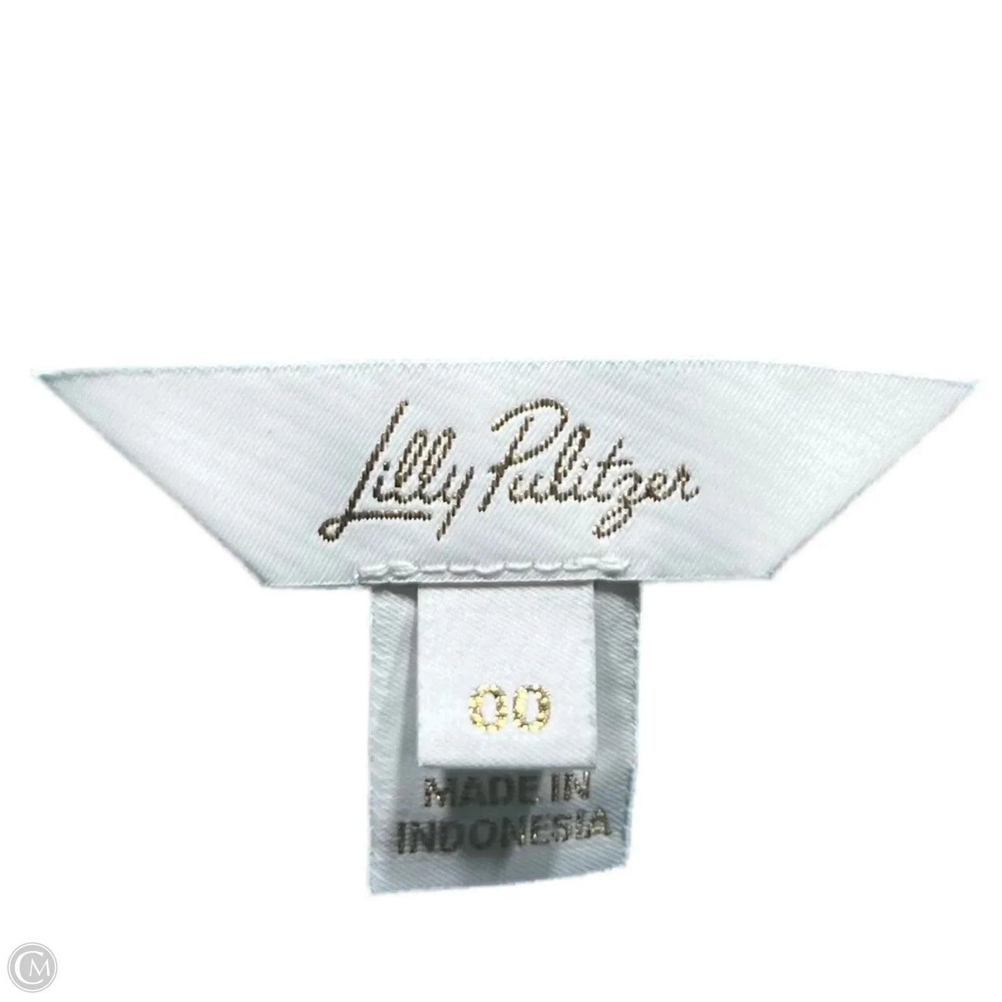 Dress Designer By Lilly Pulitzer In Blue & Green, Size: Xxs