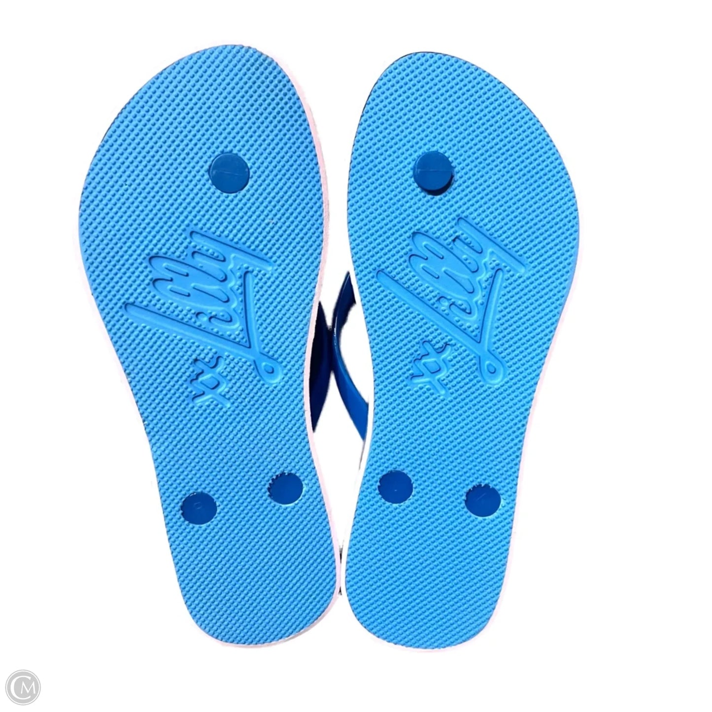 Shoes Designer By Lilly Pulitzer In Blue & Pink, Size: 6