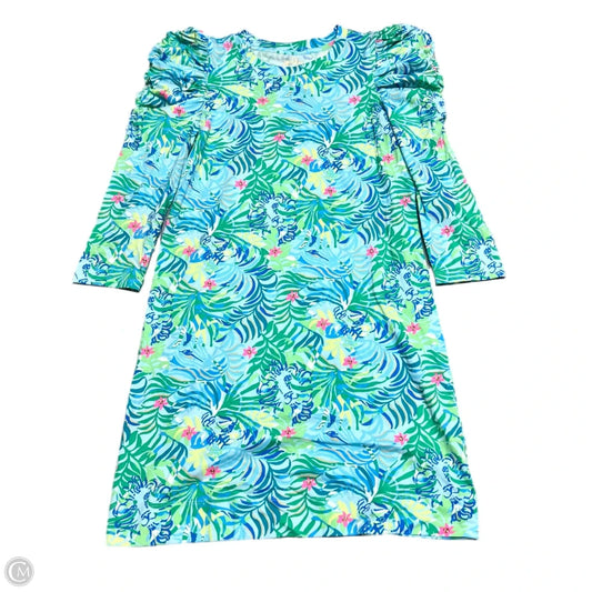 Dress Designer By Lilly Pulitzer In Blue & Green, Size: S