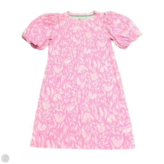 Dress Designer By Lilly Pulitzer In Pink & White, Size: S