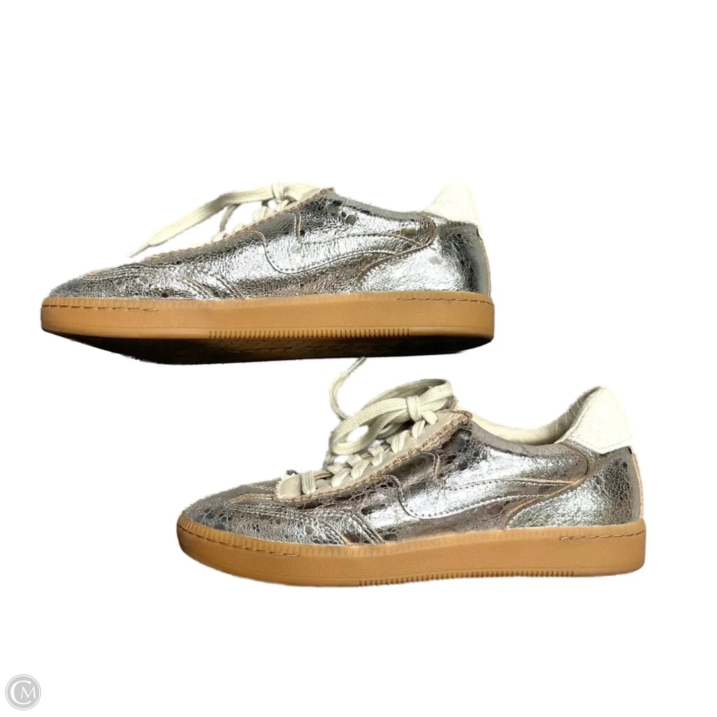 Shoes Sneakers By Dolce Vita In Silver, Size: 7