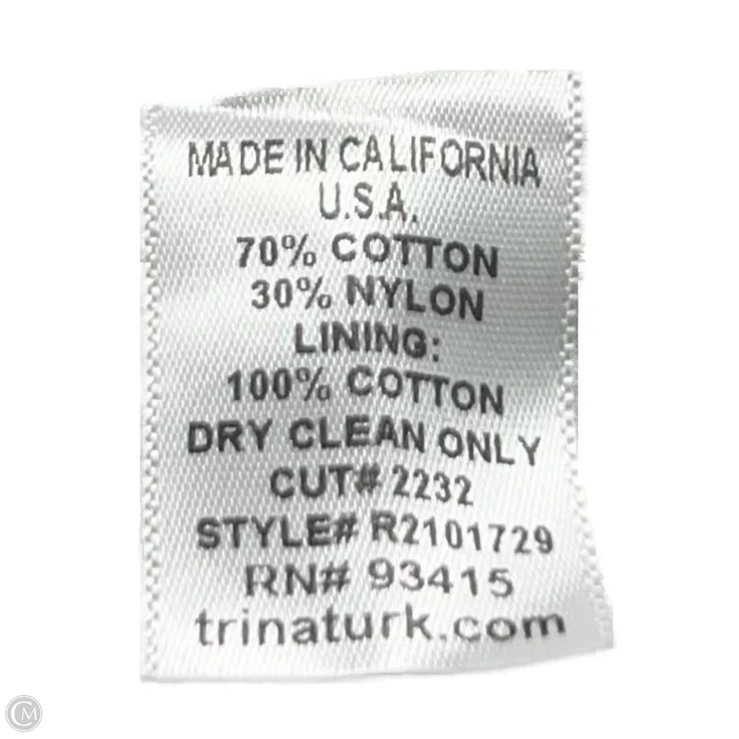 Skirt Mini By Trina By Trina Turk In White, Size: 0