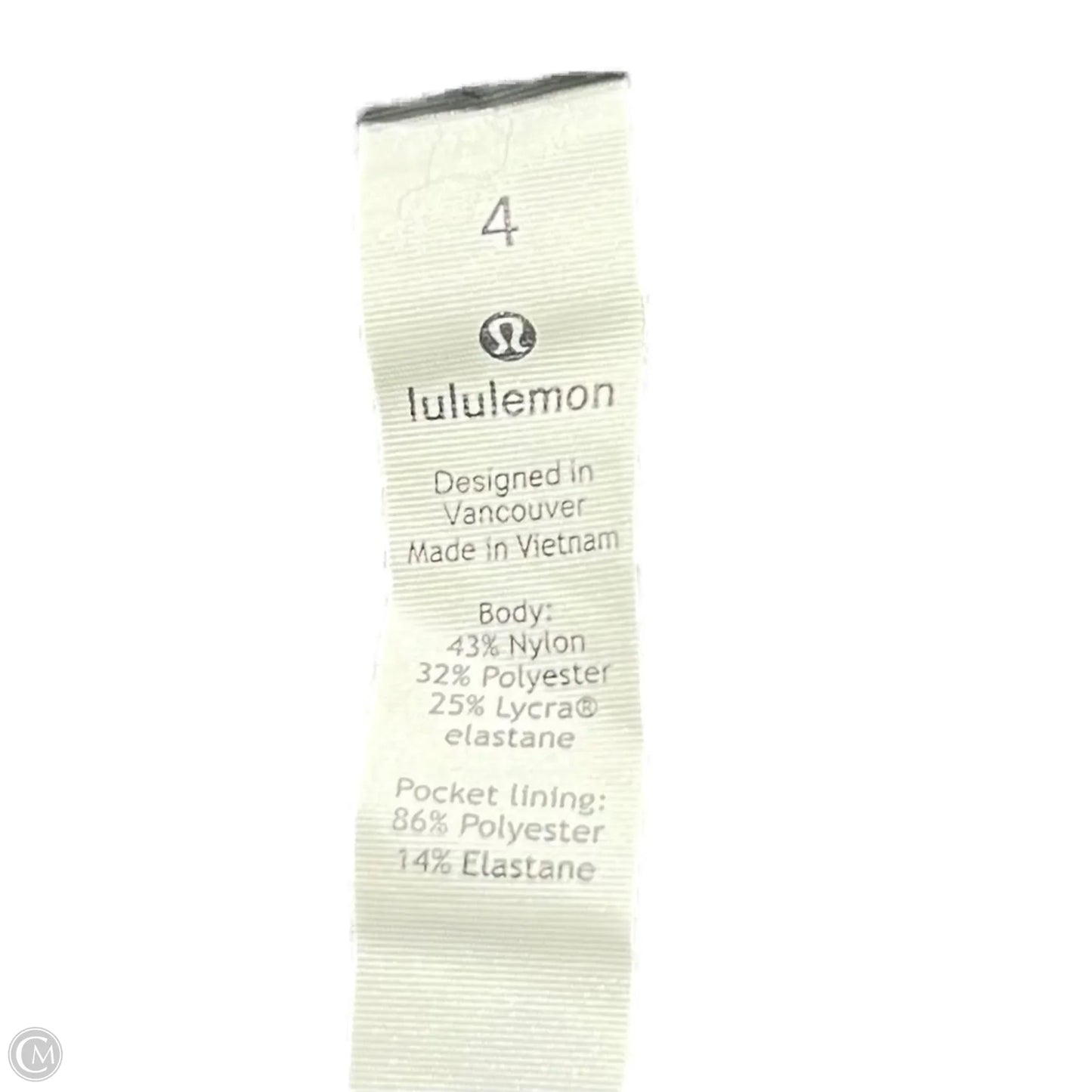 Athletic Pants By Lululemon In Grey, Size: 4