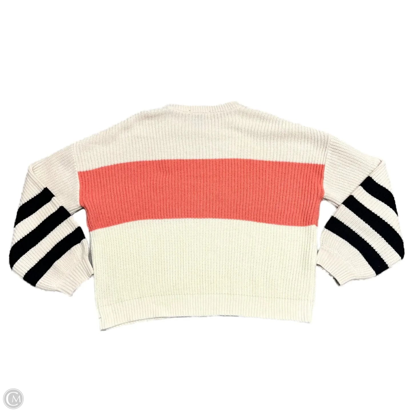 Sweater By Sanctuary In Cream & Orange, Size: M