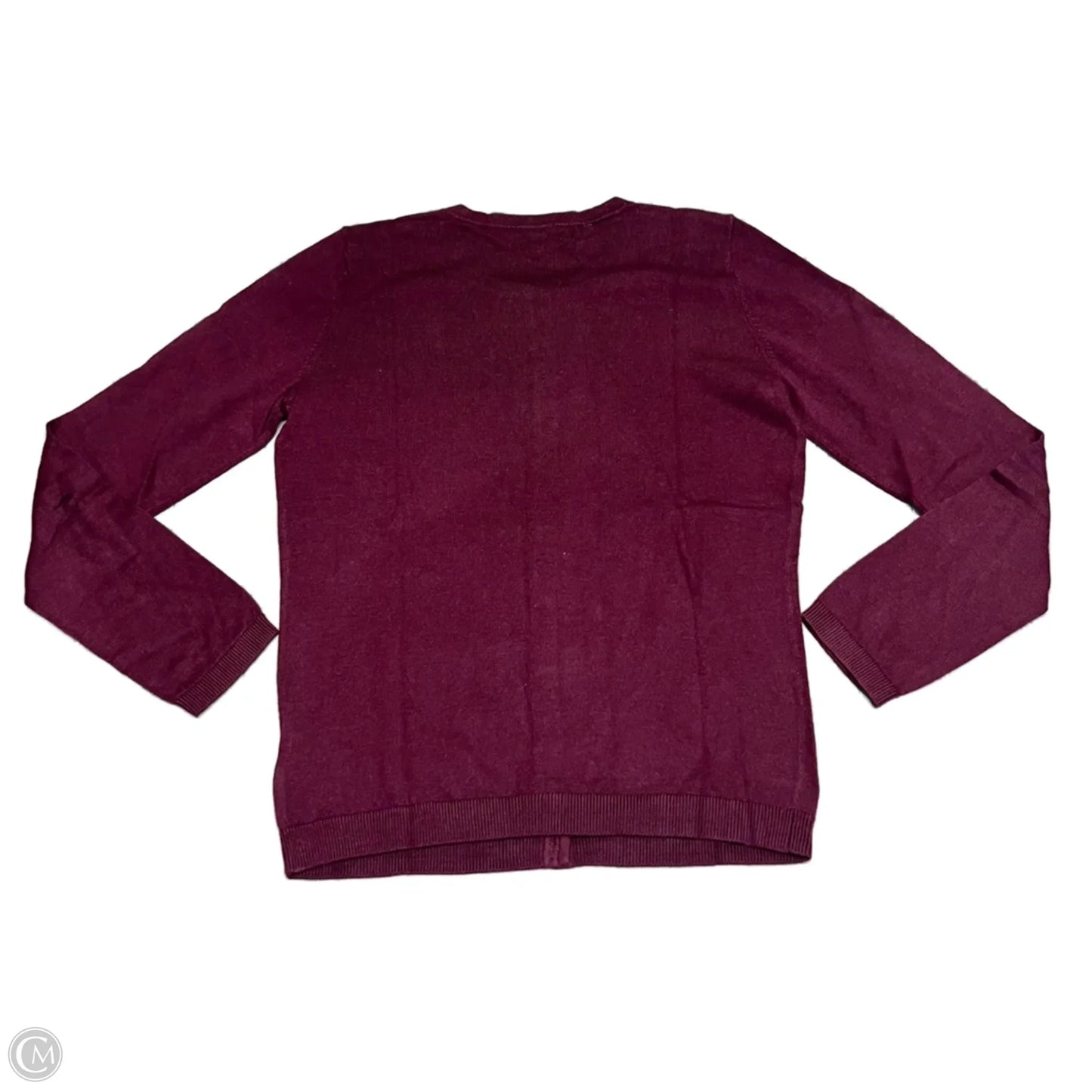 Sweater By Talbots In Maroon, Size: Mp
