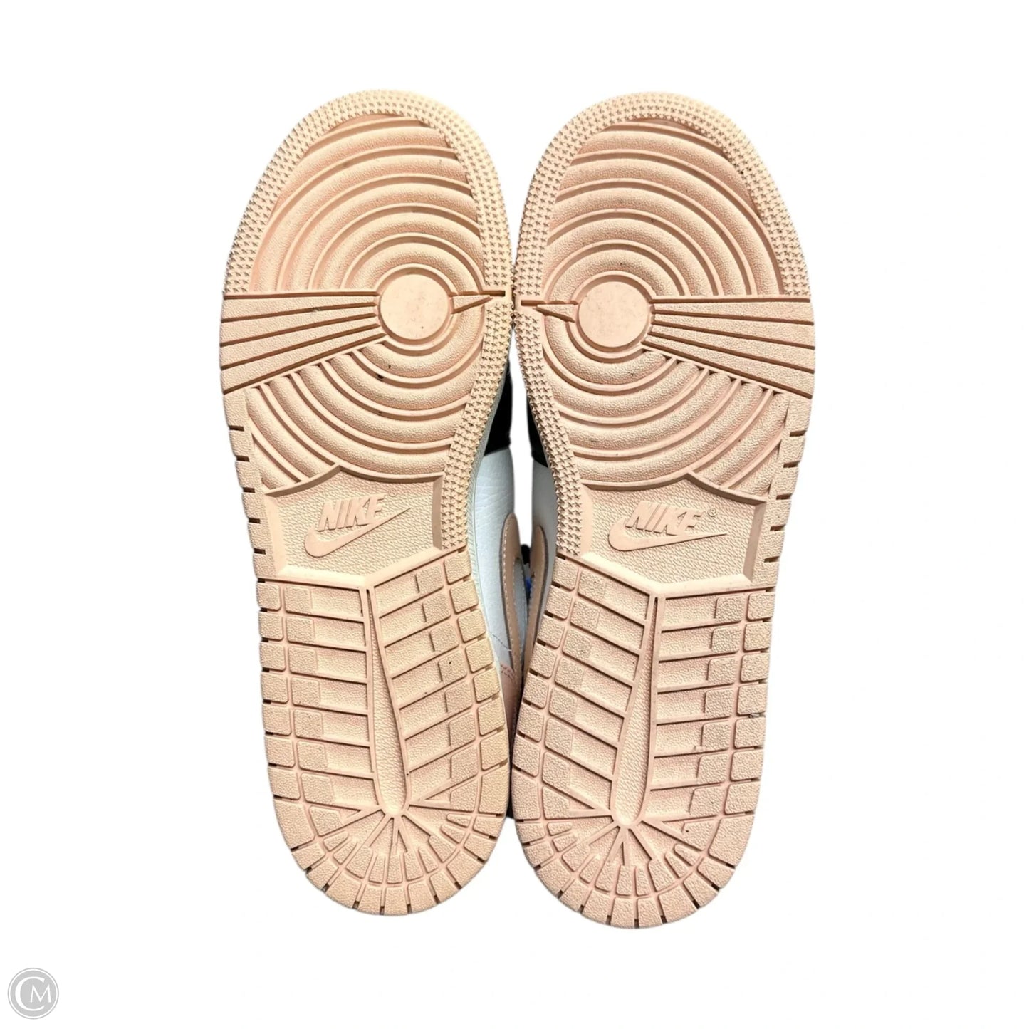 Shoes Luxury Designer By Jordan In Black & Pink, Size: 8.5