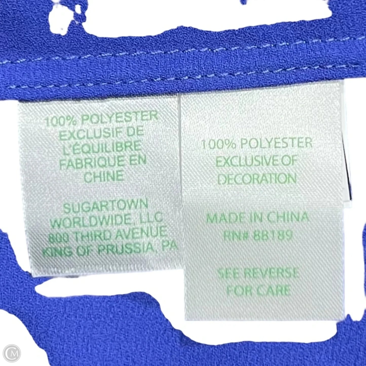 Top Long Sleeve Designer By Lilly Pulitzer In Blue, Size: S