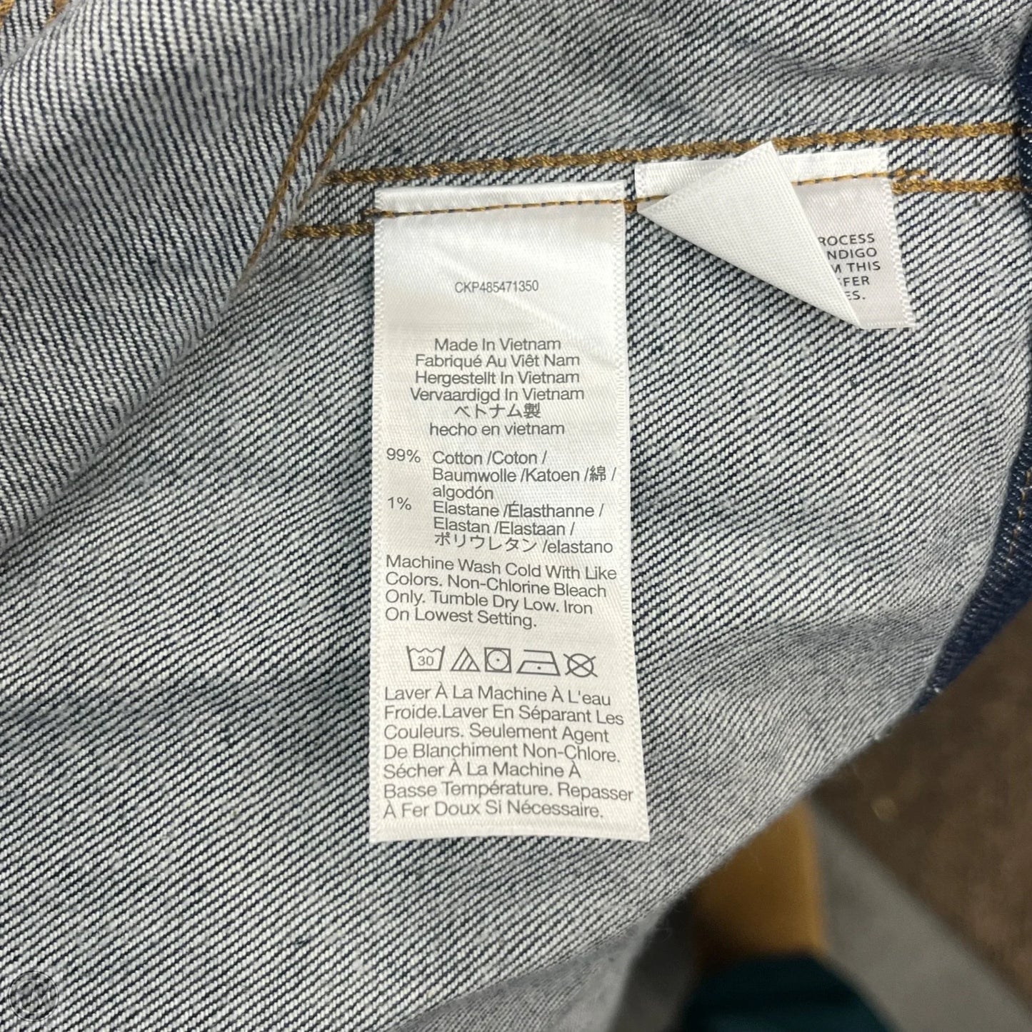 Dress Casual Short By Madewell In Blue Denim, Size: Xs