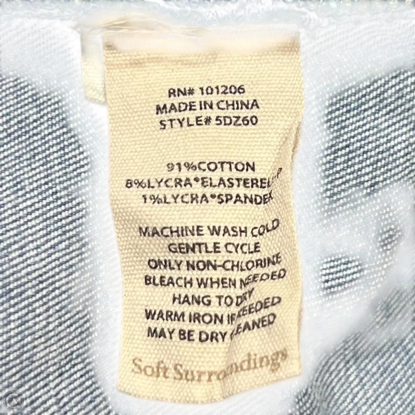 Jeans Boot Cut By Soft Surroundings In Blue Denim, Size: 22