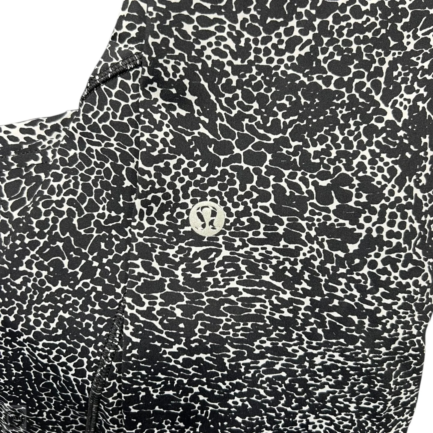Athletic Leggings By Lululemon In Black & White, Size: 4