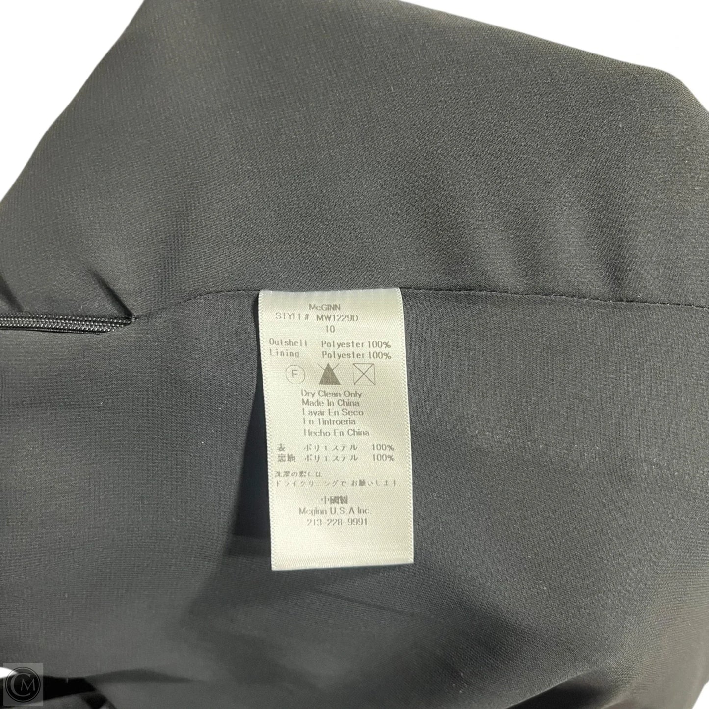 Dress Party Midi By Mcginn In Black, Size: M