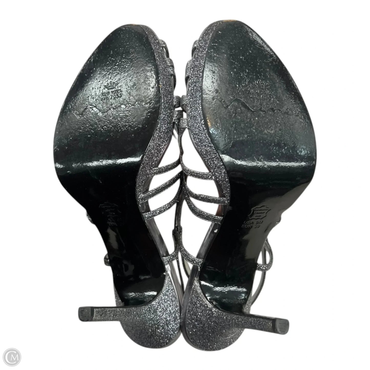Shoes Heels Stiletto By Nina In Silver, Size: 9