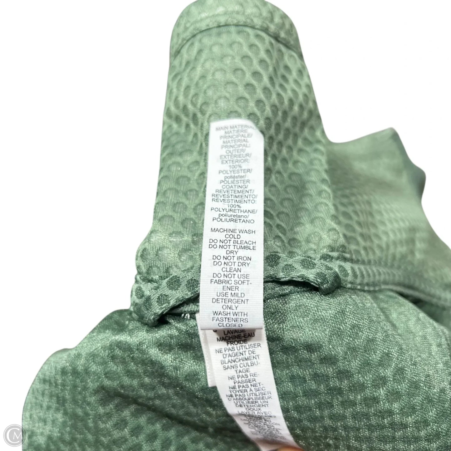 Athletic Jacket By Adidas In Green, Size: S