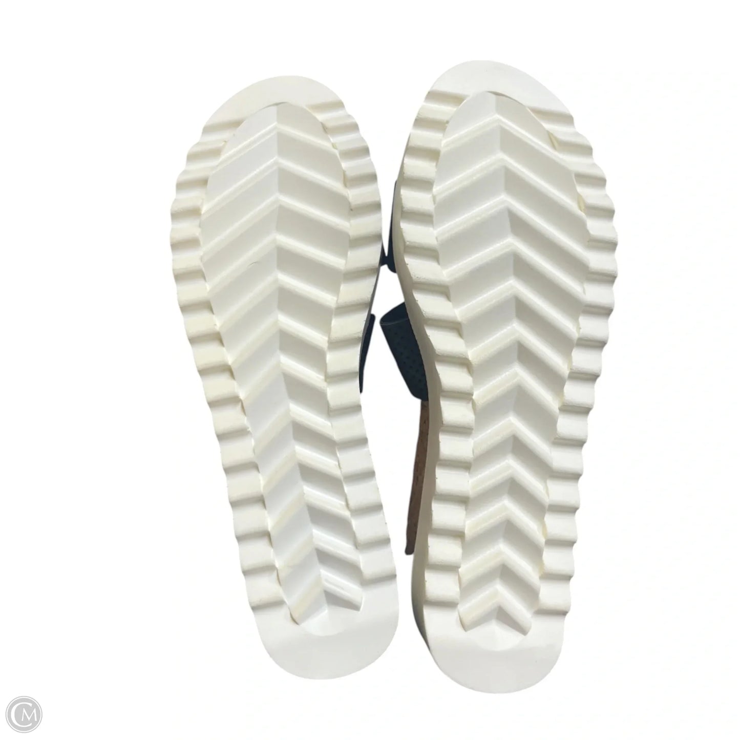 Sandals Heels Wedge By Steven In Blue, Size: 10