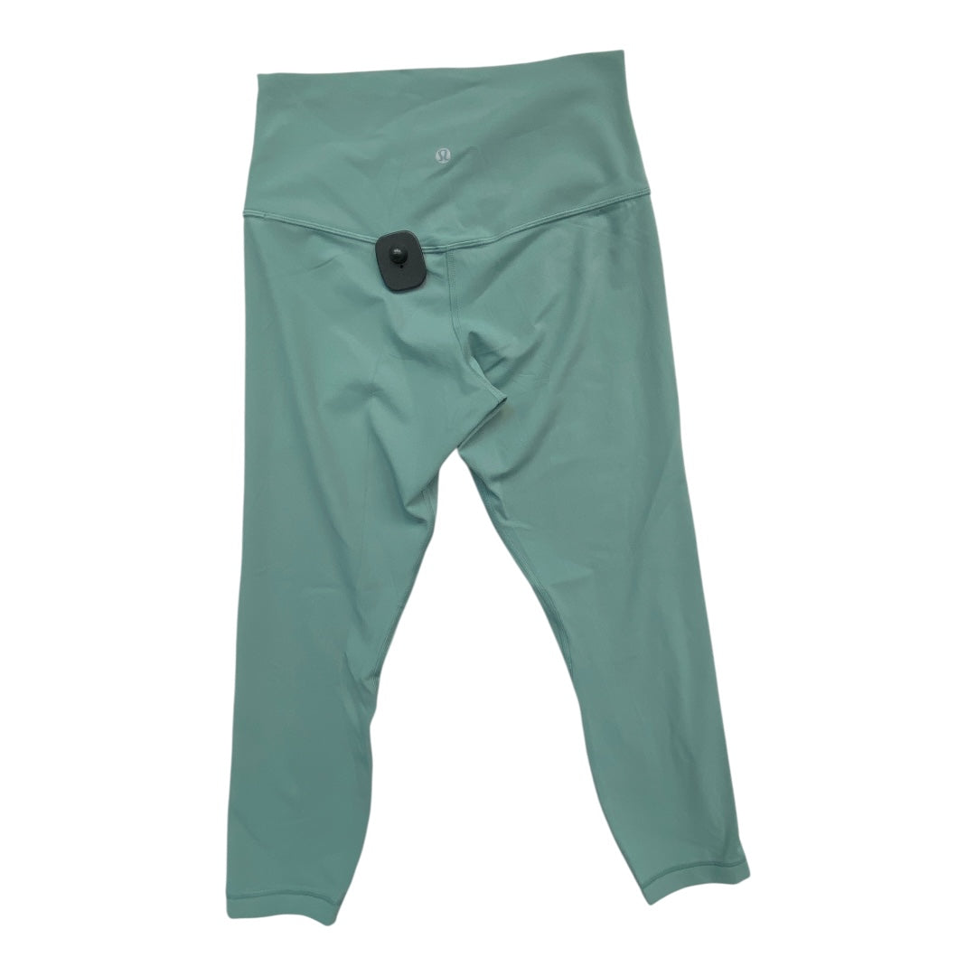Athletic Leggings By Lululemon In Green, Size:8