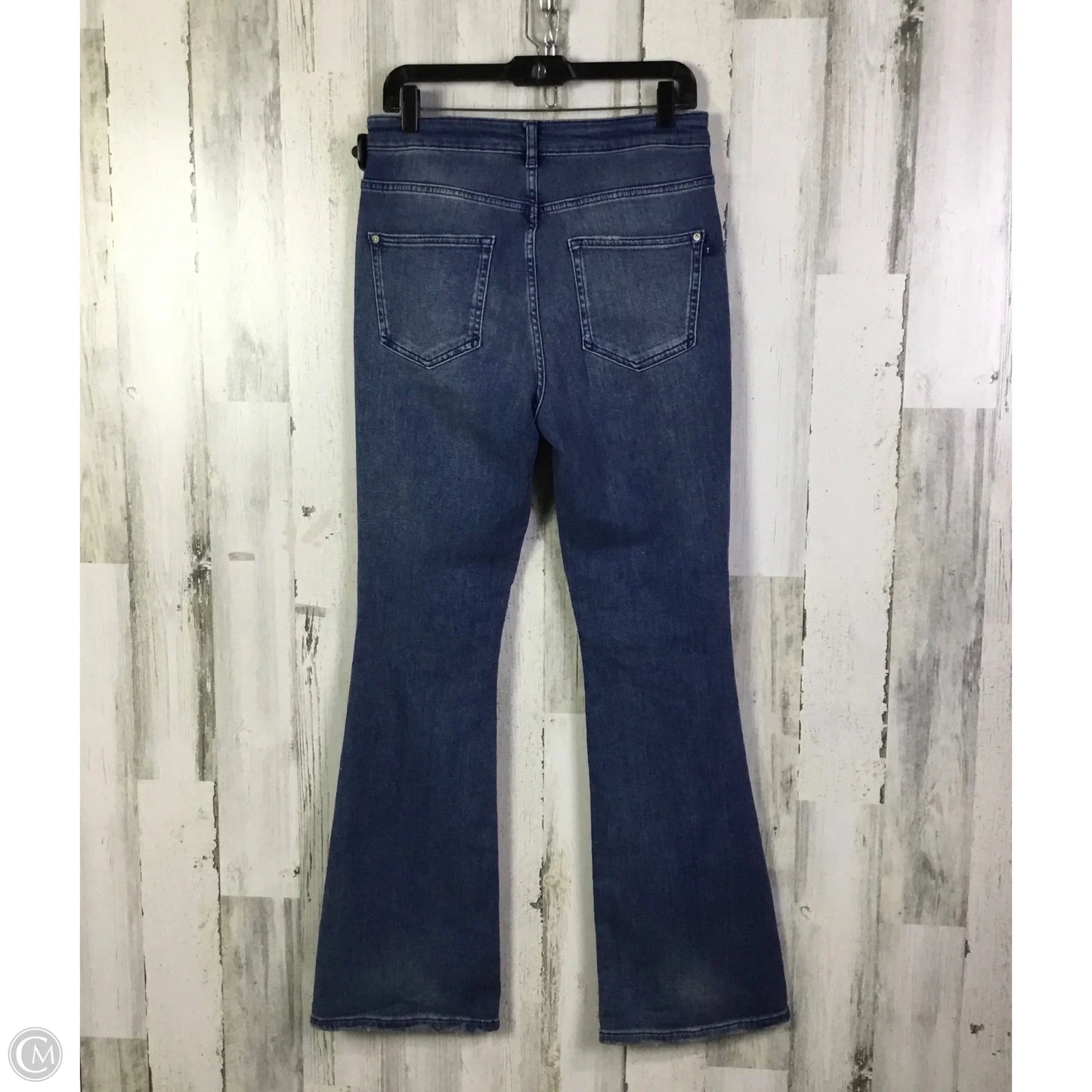 Jeans Boot Cut By Pilcro In Blue Denim, Size: 8