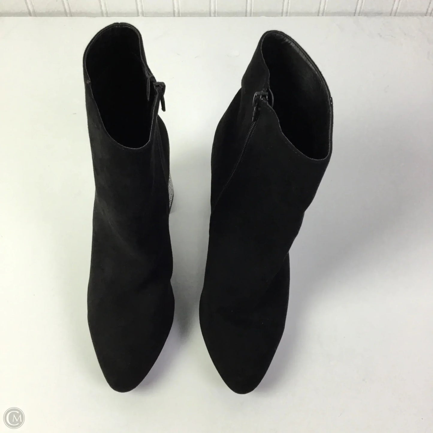 Boots Ankle Heels By Versona In Black, Size: 8.5