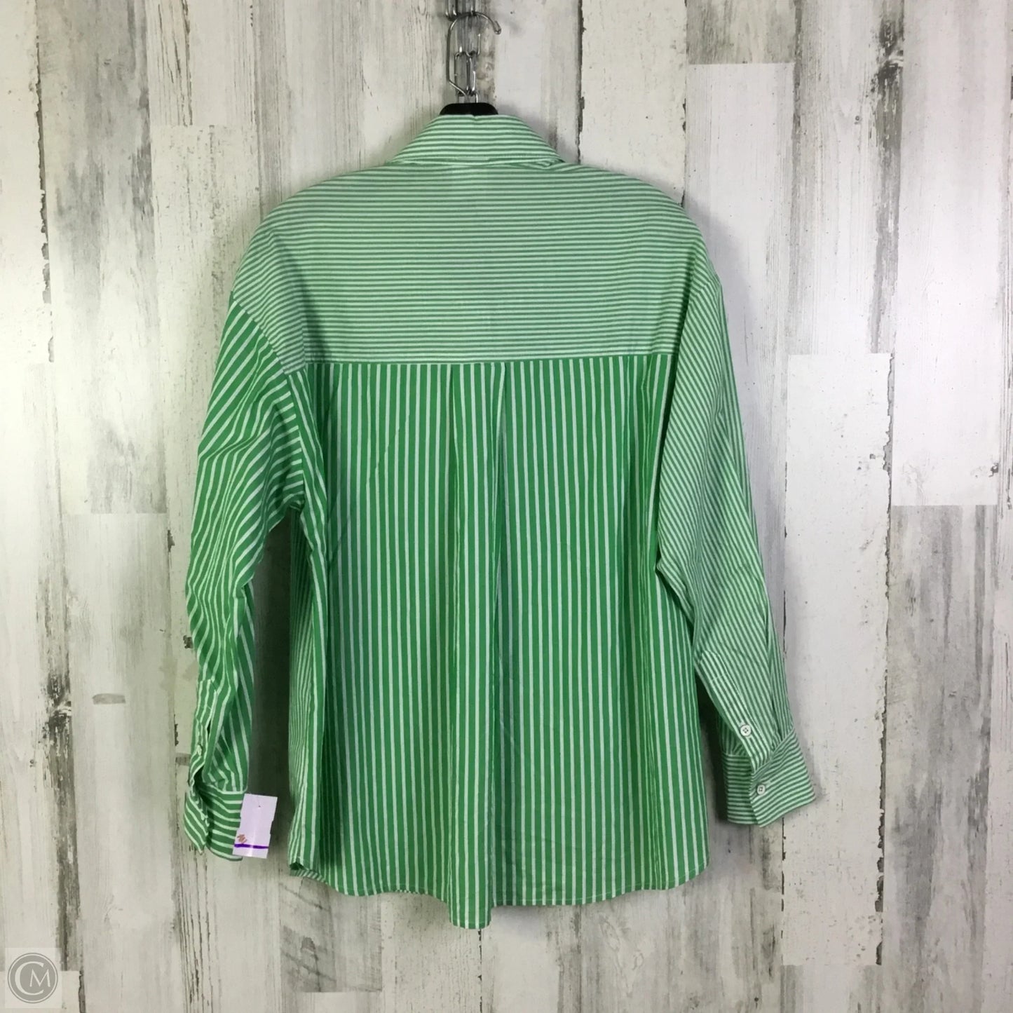 Blouse Long Sleeve By Cabi In Green, Size: S