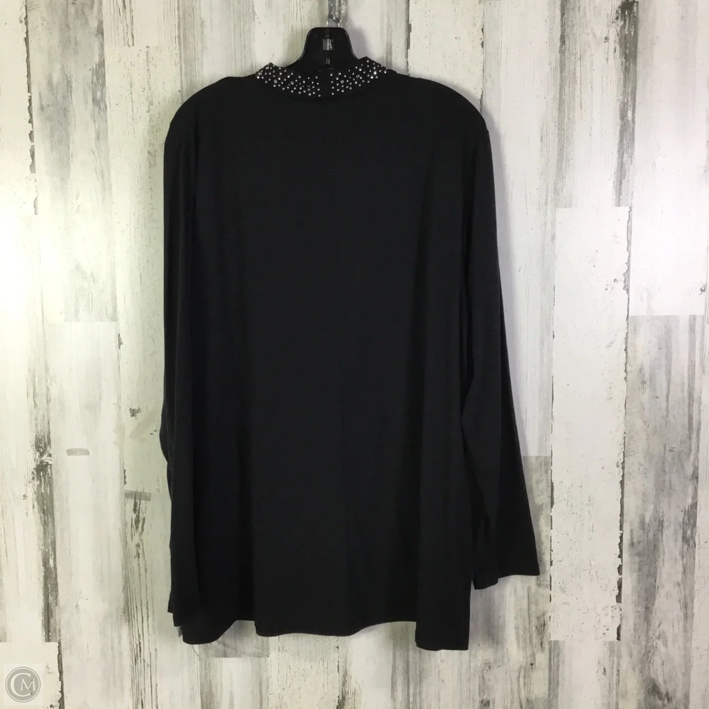 Top Long Sleeve Basic By Lane Bryant In Black, Size: 3x
