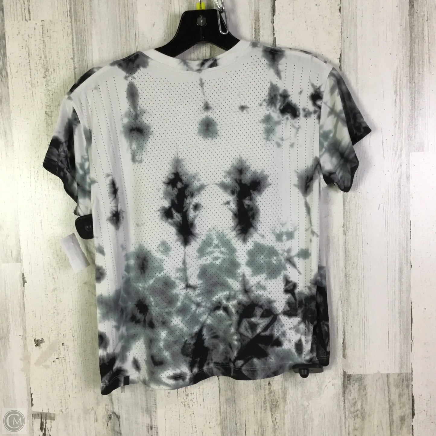 Athletic Top Short Sleeve By Lululemon In Tie Dye Print, Size: S