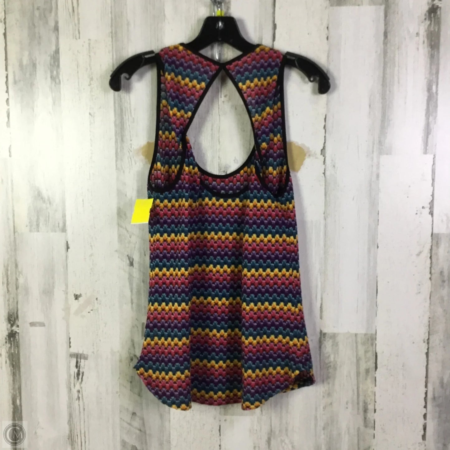 Top Sleeveless By Trina Turk In Rainbow Print, Size: L