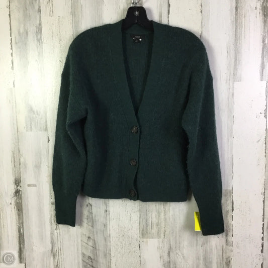 Sweater Cardigan By J. Crew In Teal, Size: M