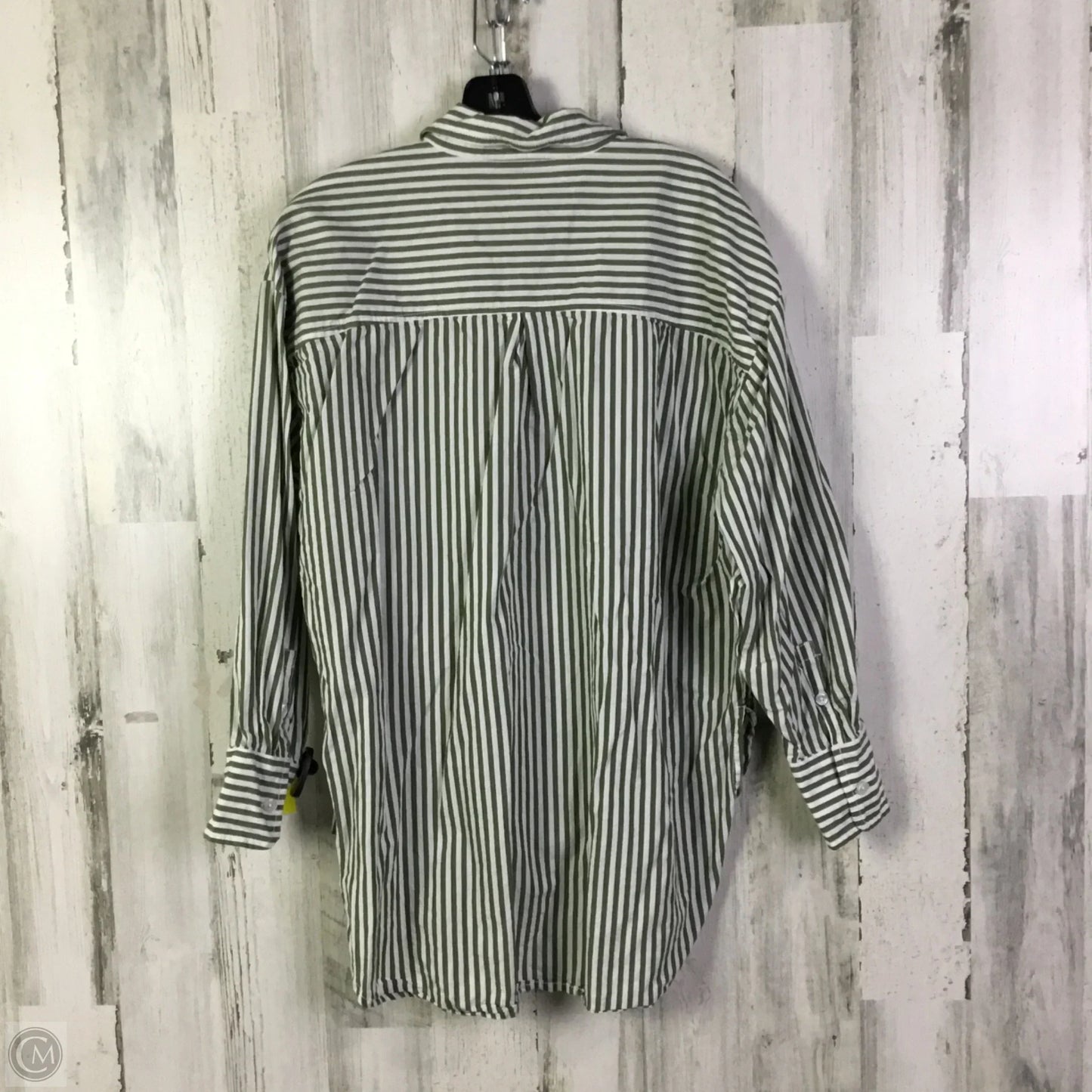 Blouse Long Sleeve By Maeve In Green, Size: M