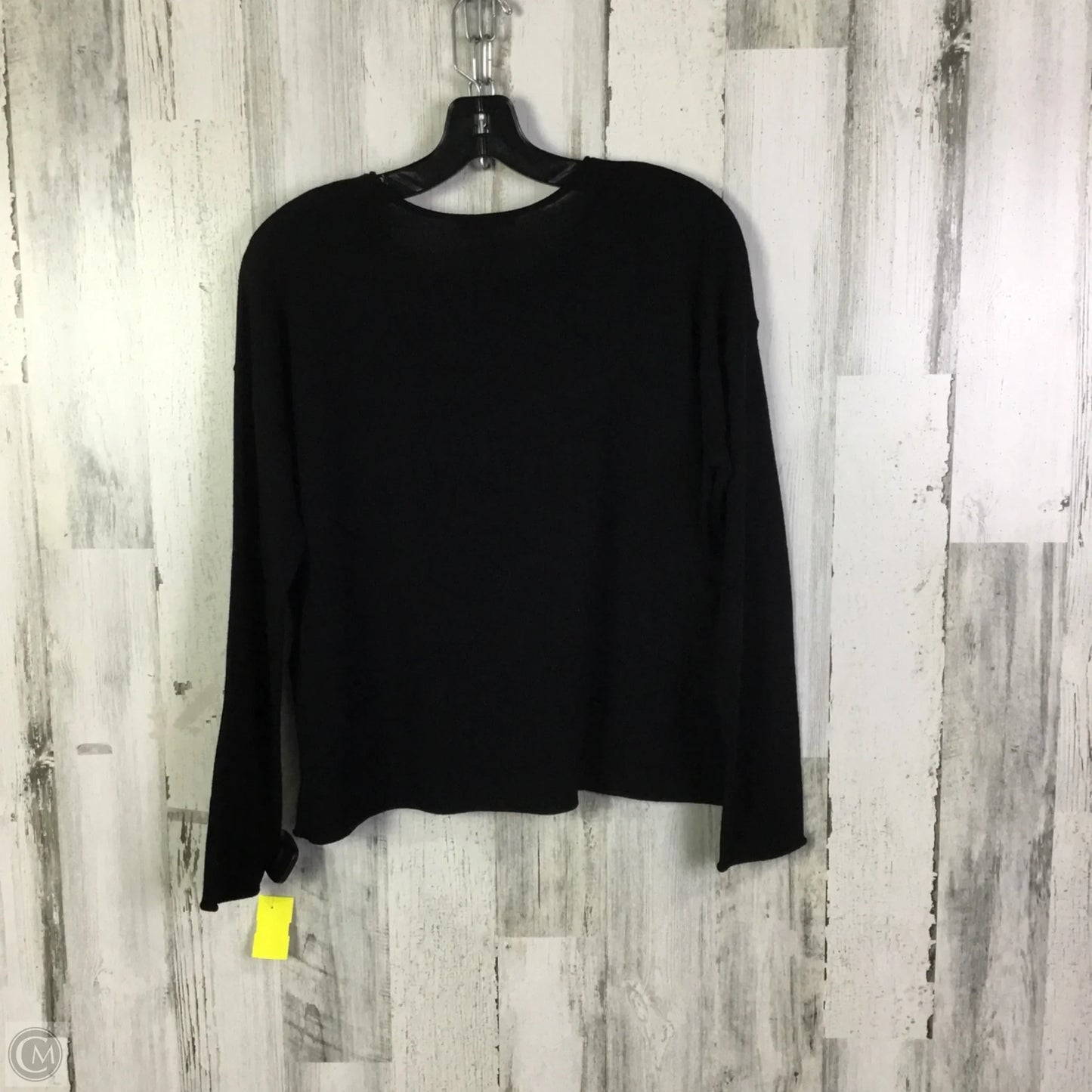 Top Long Sleeve By Eileen Fisher In Black, Size: Xs