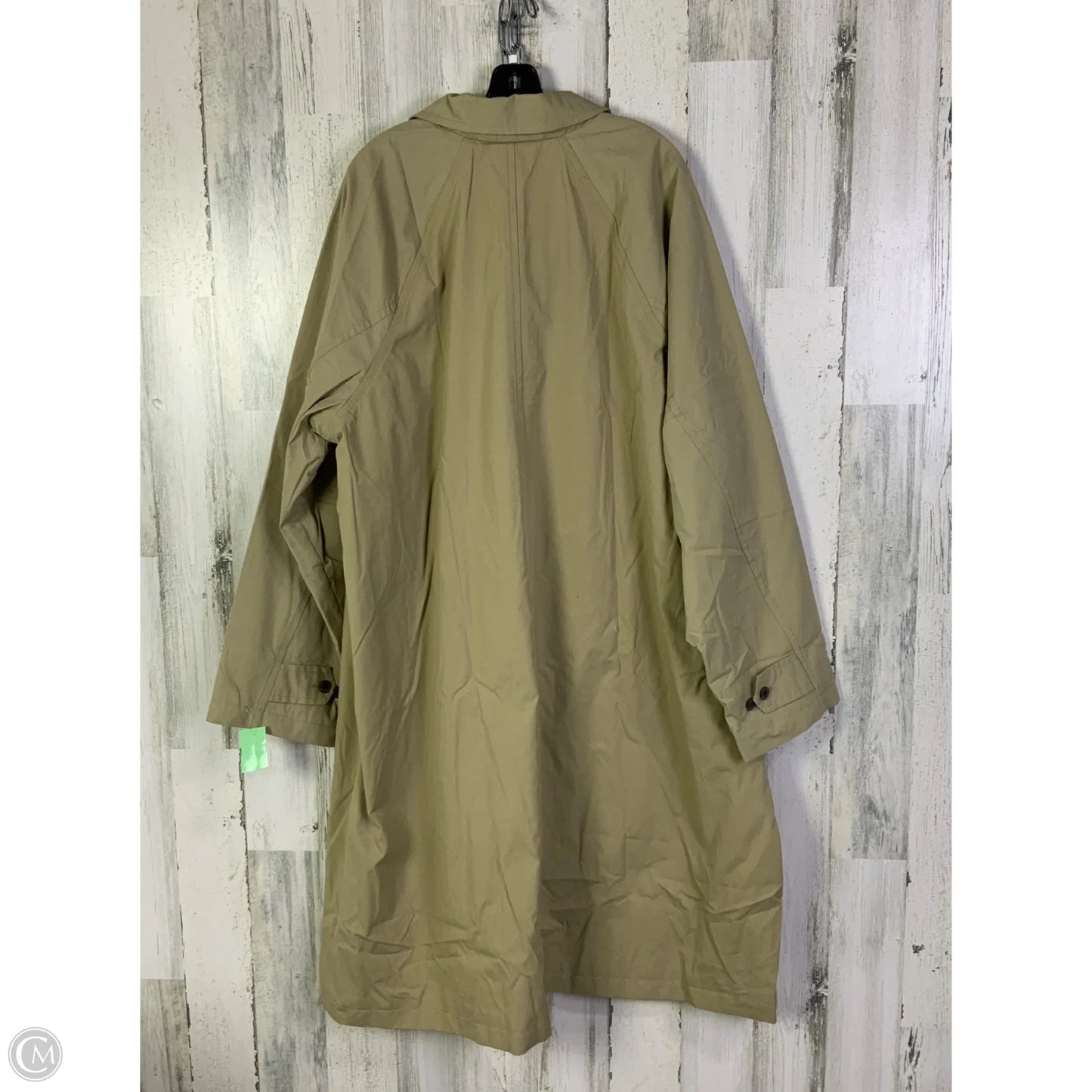 Coat Trench Coat By Gap In Beige, Size: Xxl
