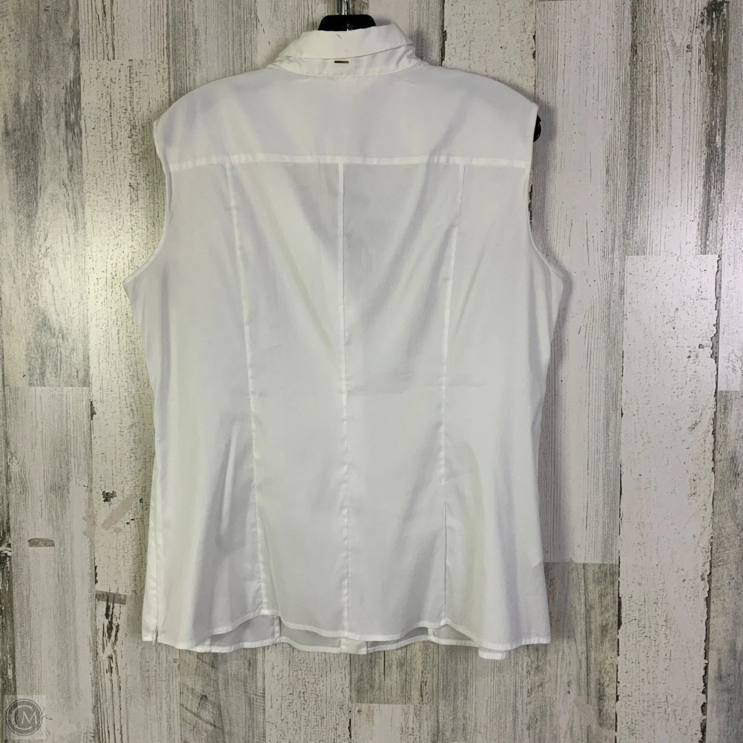 Top Sleeveless By Hugo Boss In White, Size: L