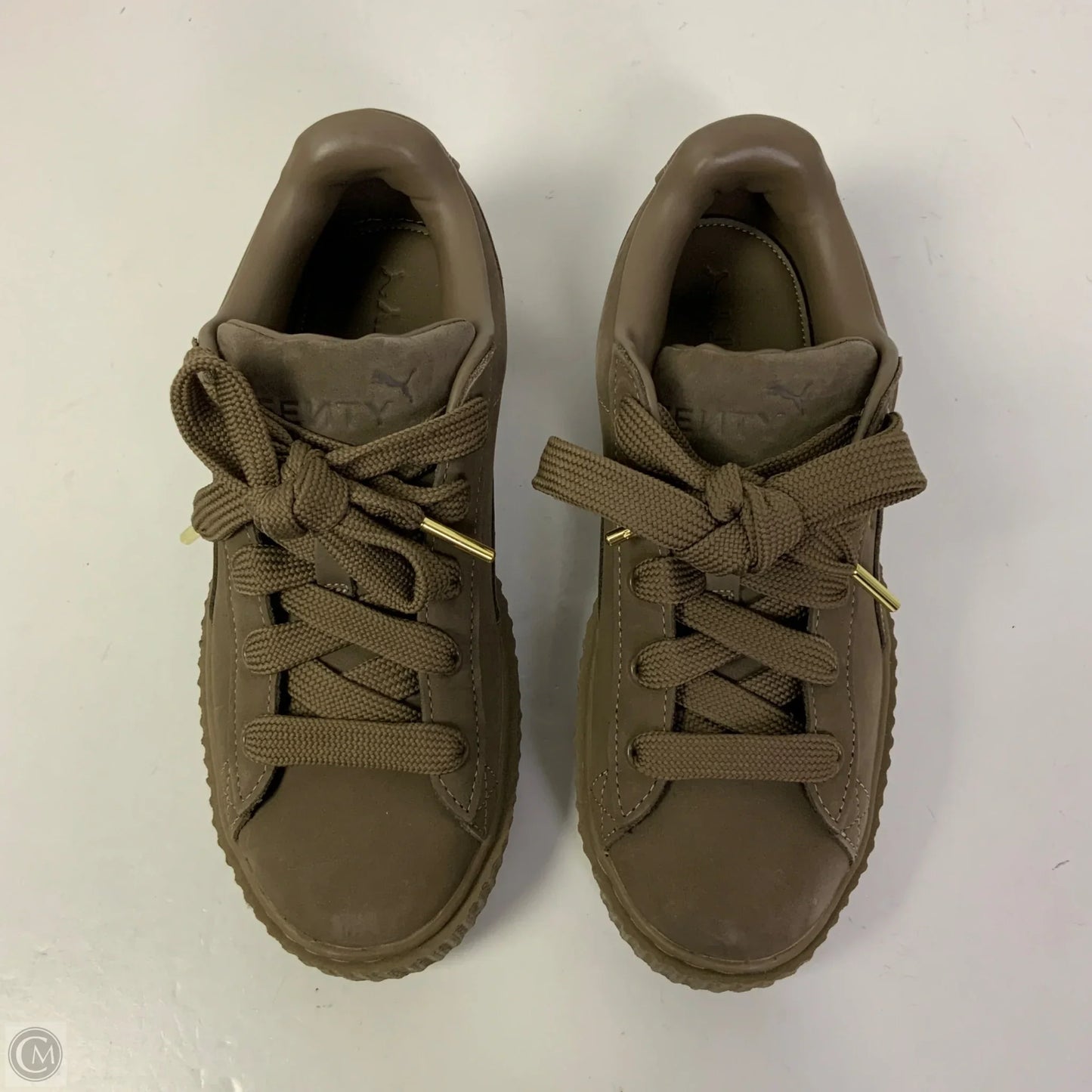 Shoes Sneakers By Puma In Brown, Size: 8