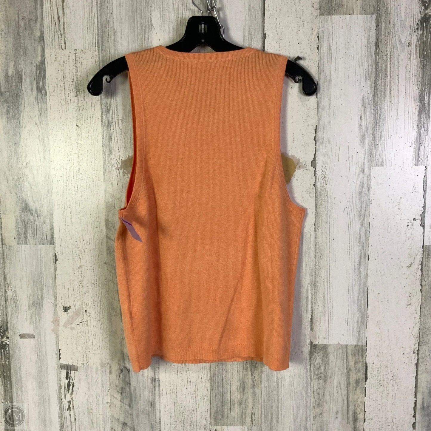 Vest Sweater By J. Crew In Orange, Size: Xl